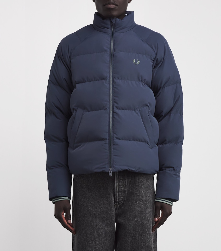 Logo Puffer Jacket 738-DARK AIRFORCE Image 3