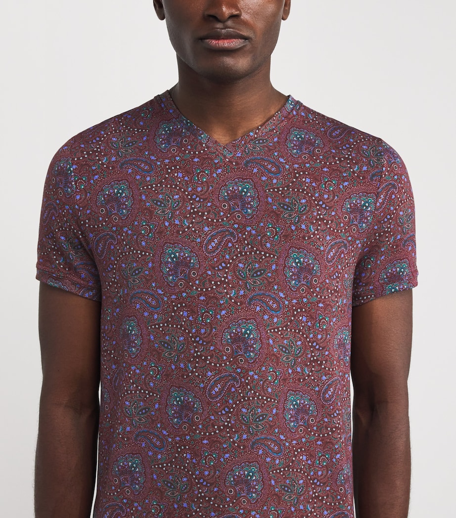 Paisley Print T-Shirt ARTR-ART STW RD Image 6