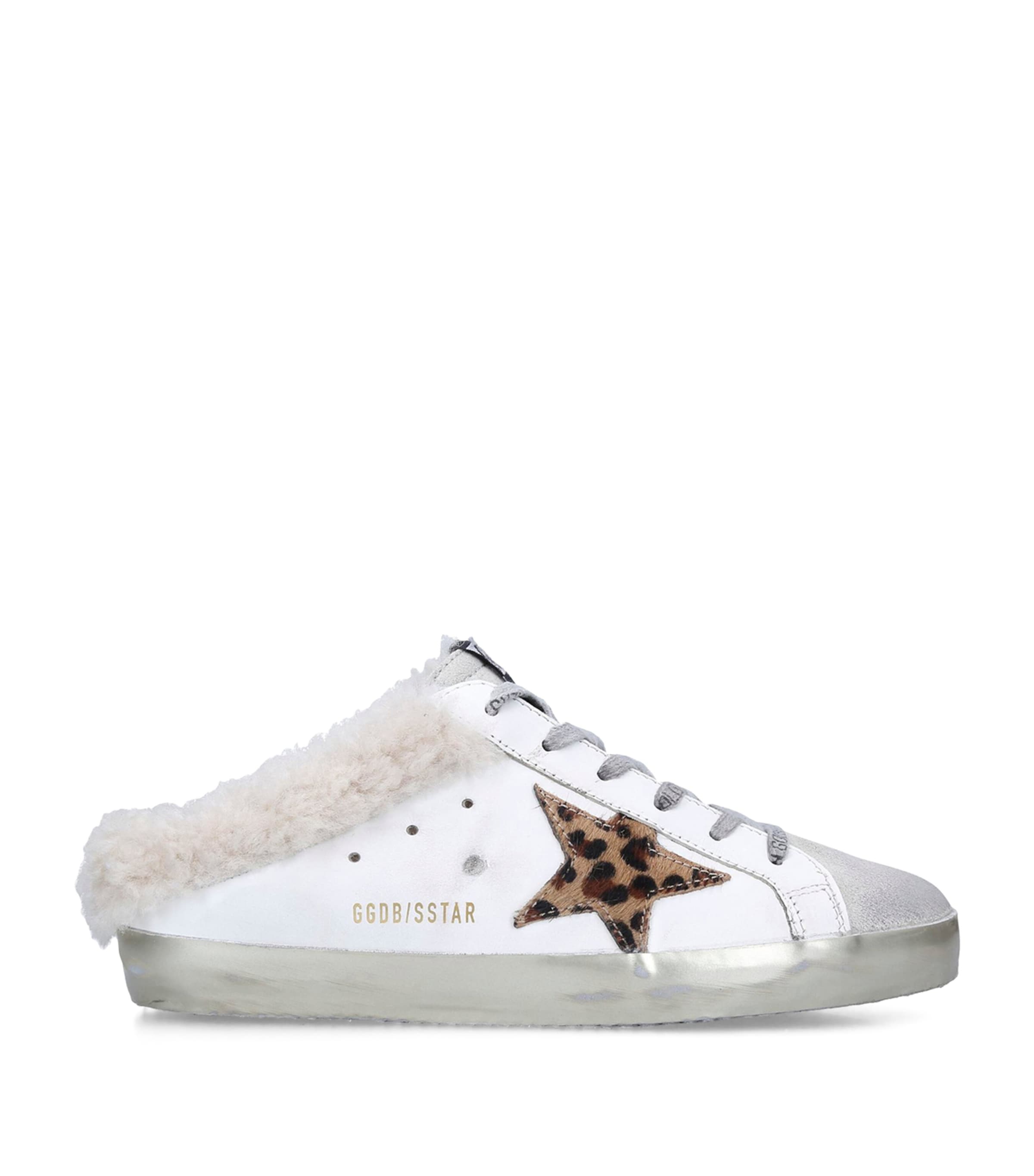 Golden Goose Leather Superstar Sabot Sneakers White/oth Image 3