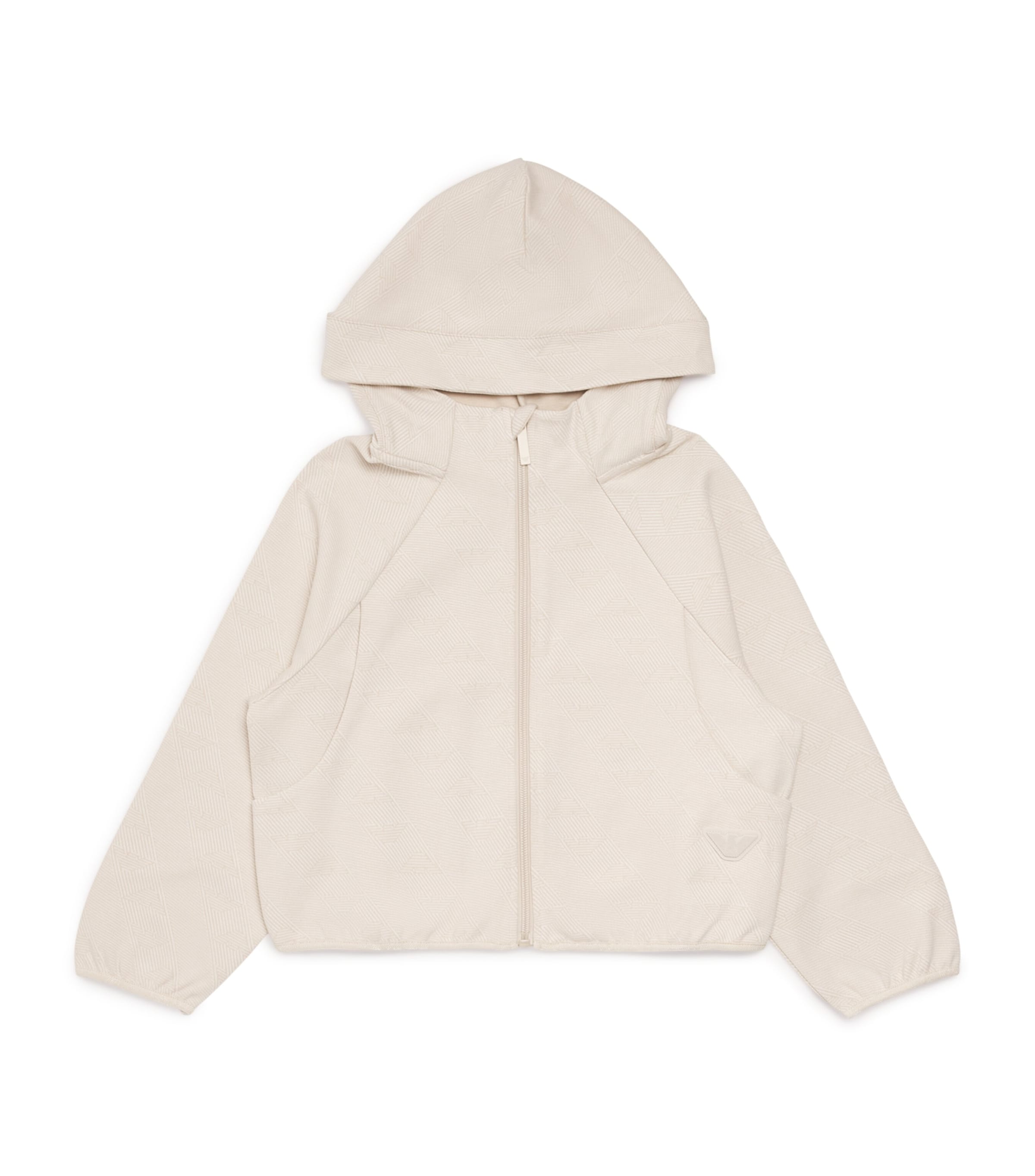 Jersey Jacquard Hoodie (4-14 Years) FRENCH OAK Image 1