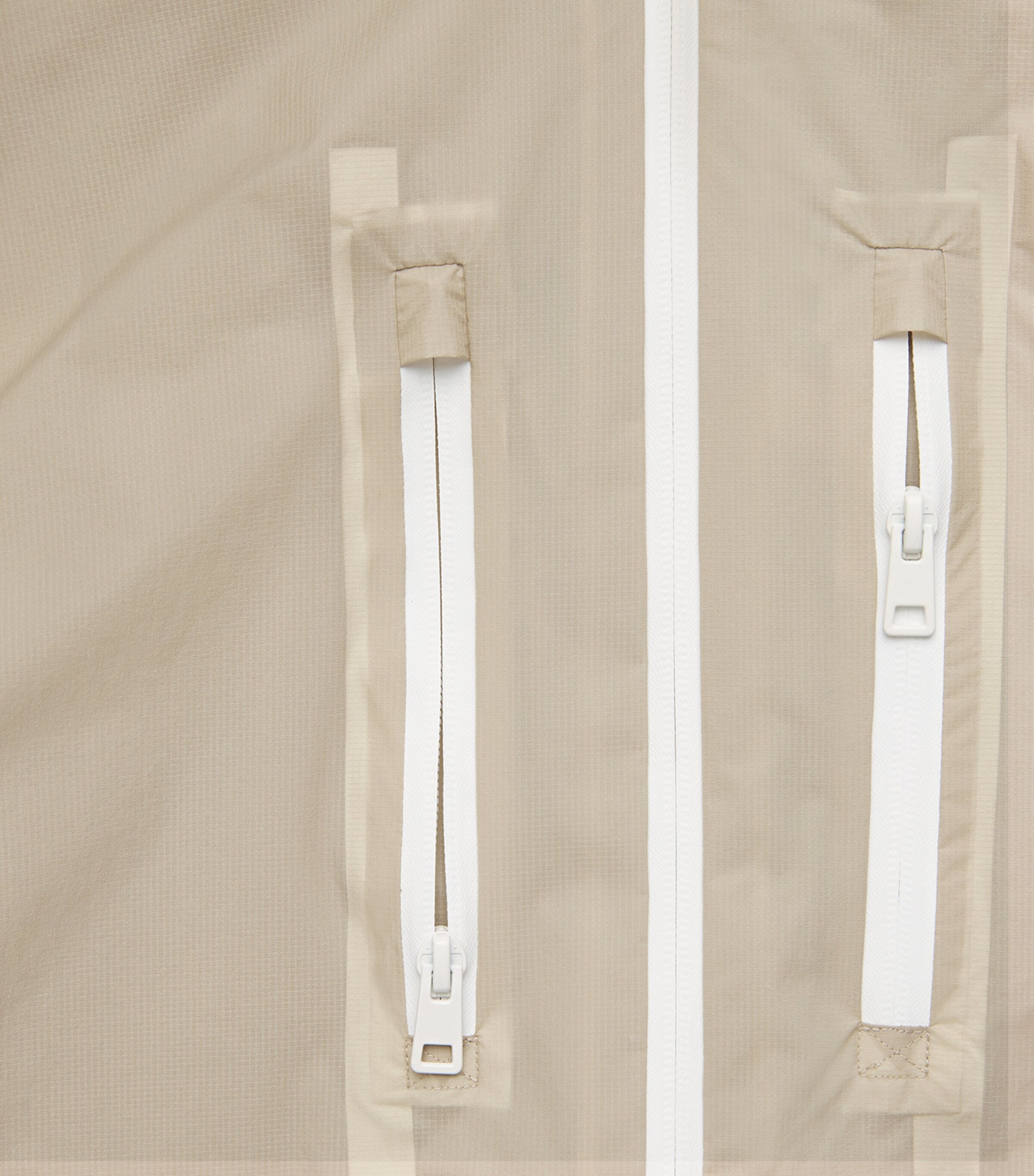 MORDECAI Mens Natural Icon Windbreaker Jacket Sand Image 5