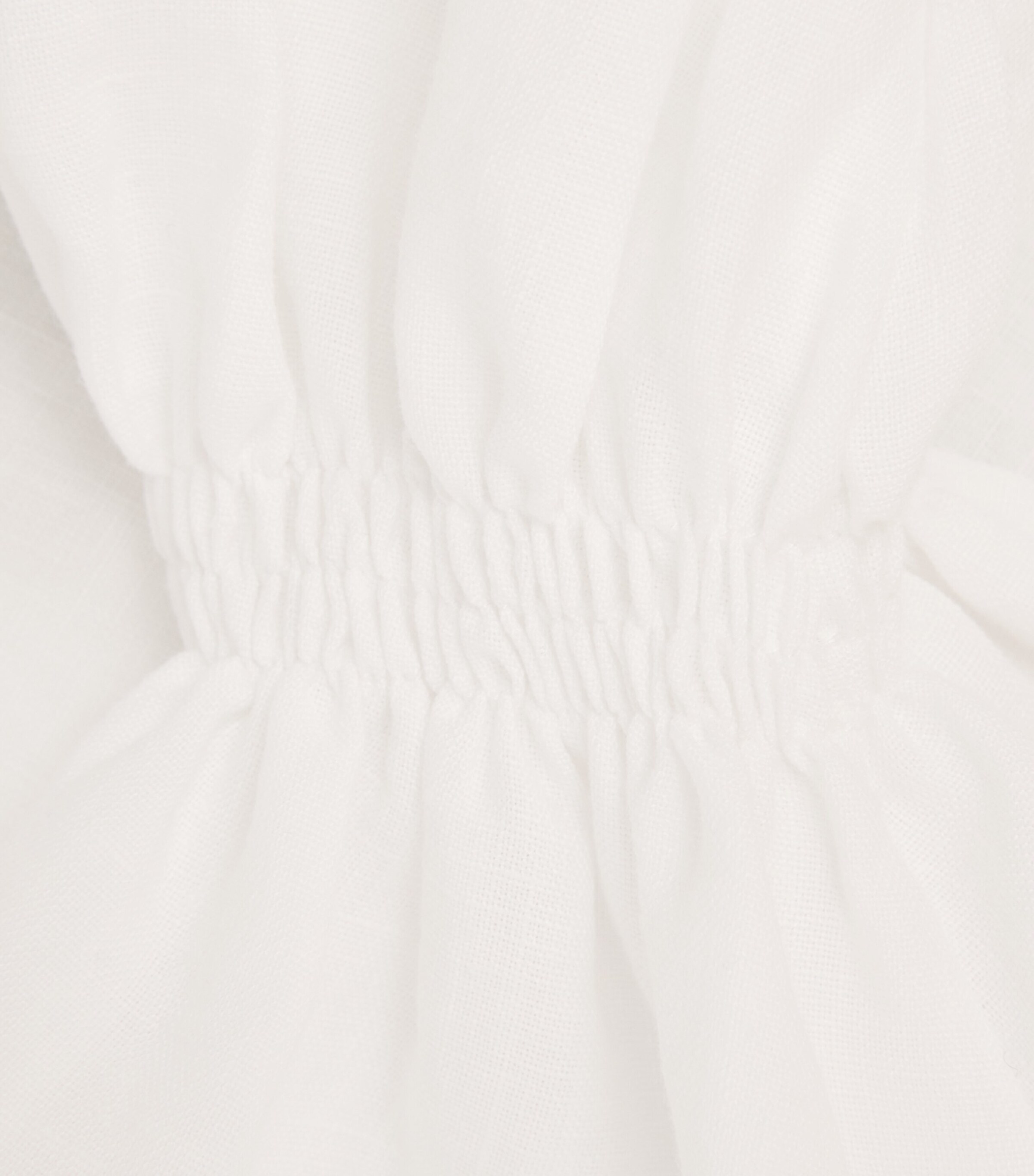 Laura Pitharas Womens Cotton Tie-Neck Shirt Exclusive White Image 6