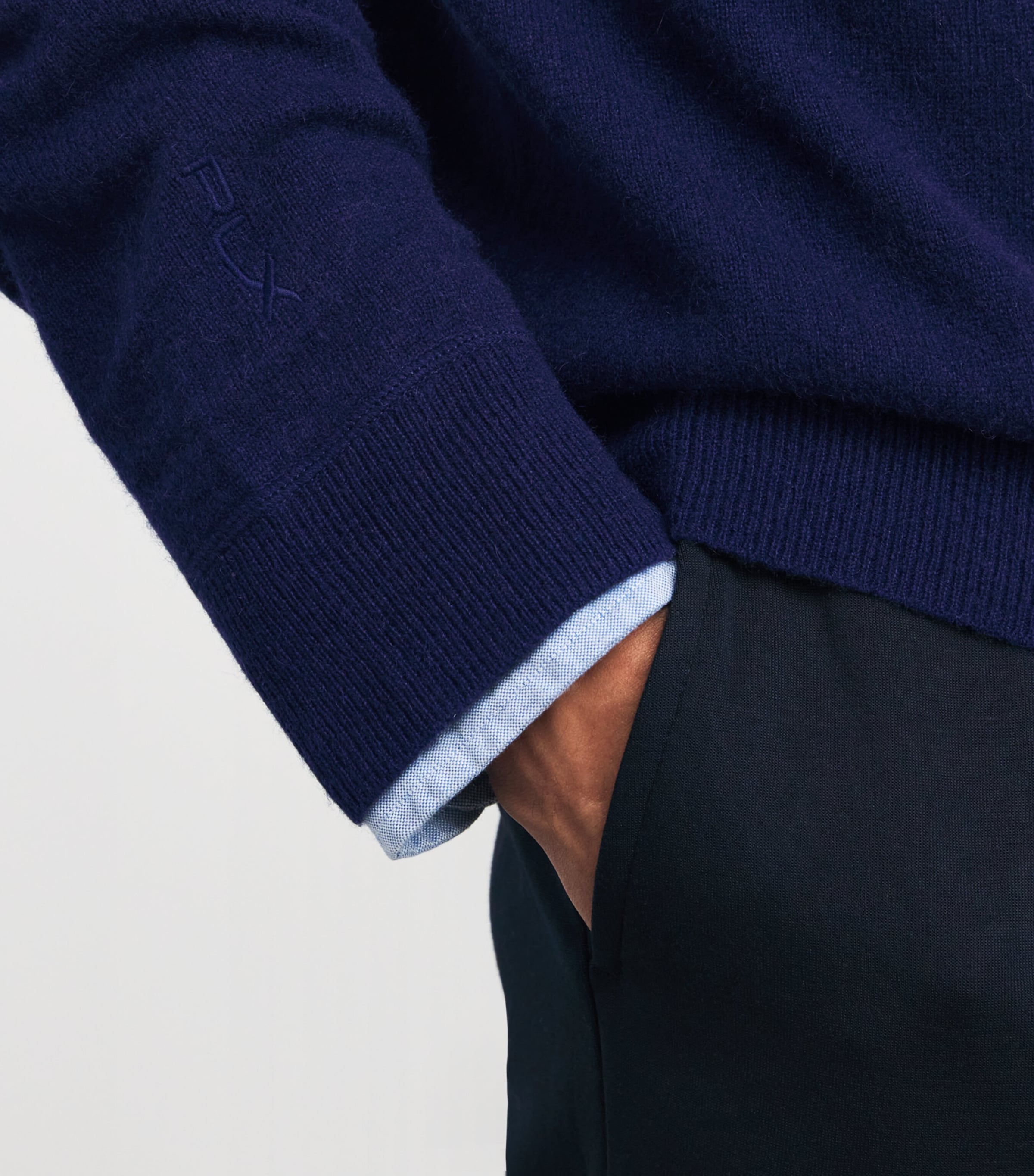Cashmere Hoodie REFINED NAVY Image 6