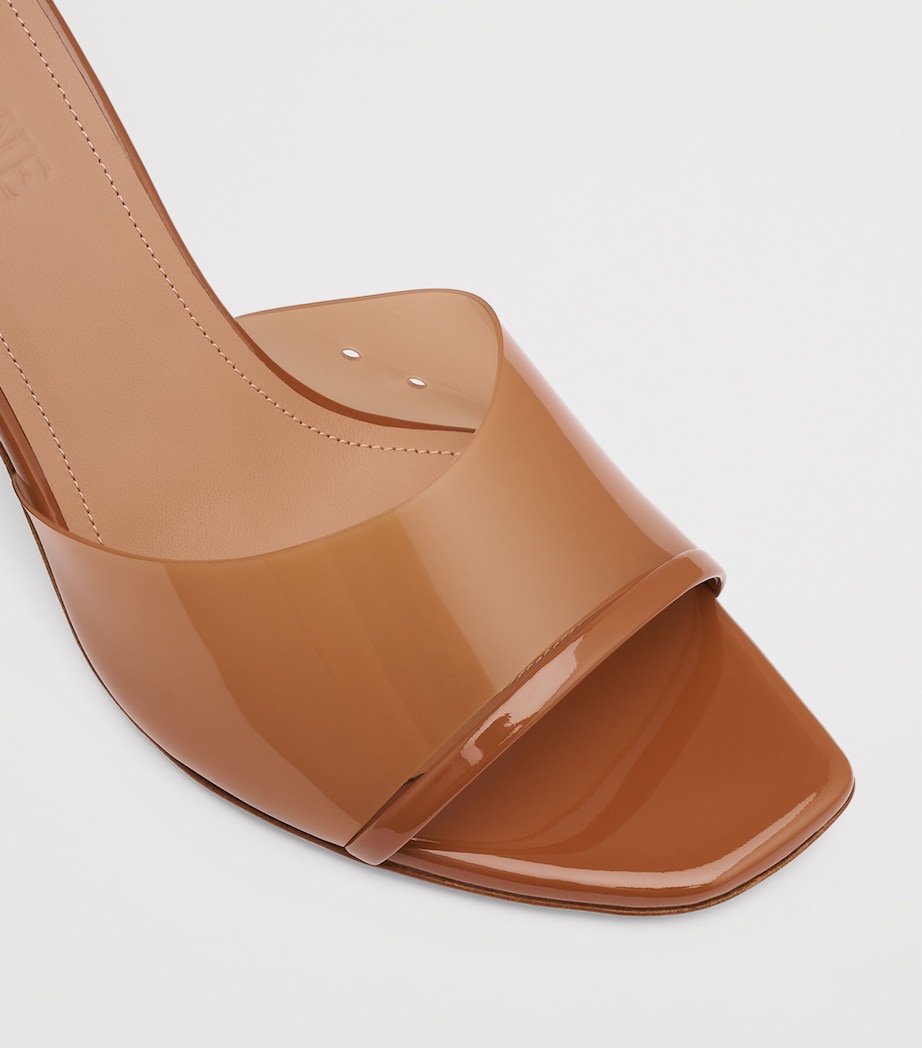 Malone Souliers PVC Roxanne Heeled Sandals 70 Caramel Image 5