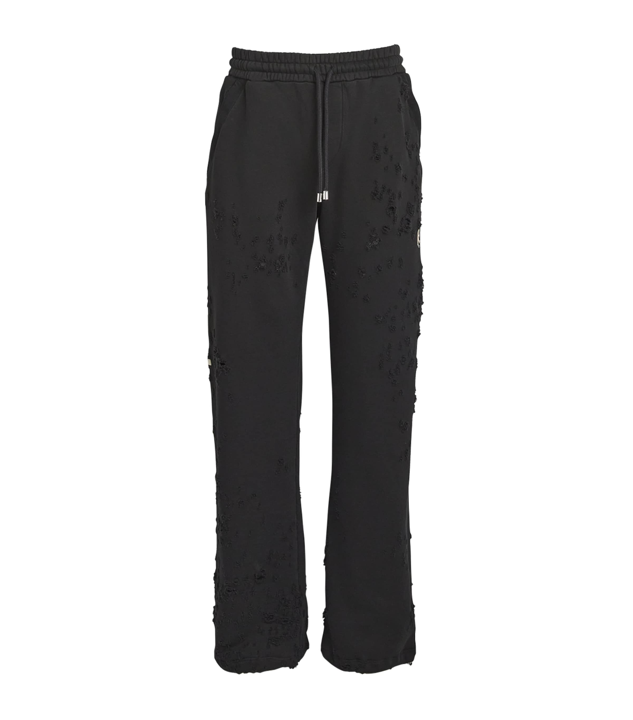 Shop Amiri Cotton Hollywood Sweatpants In Black