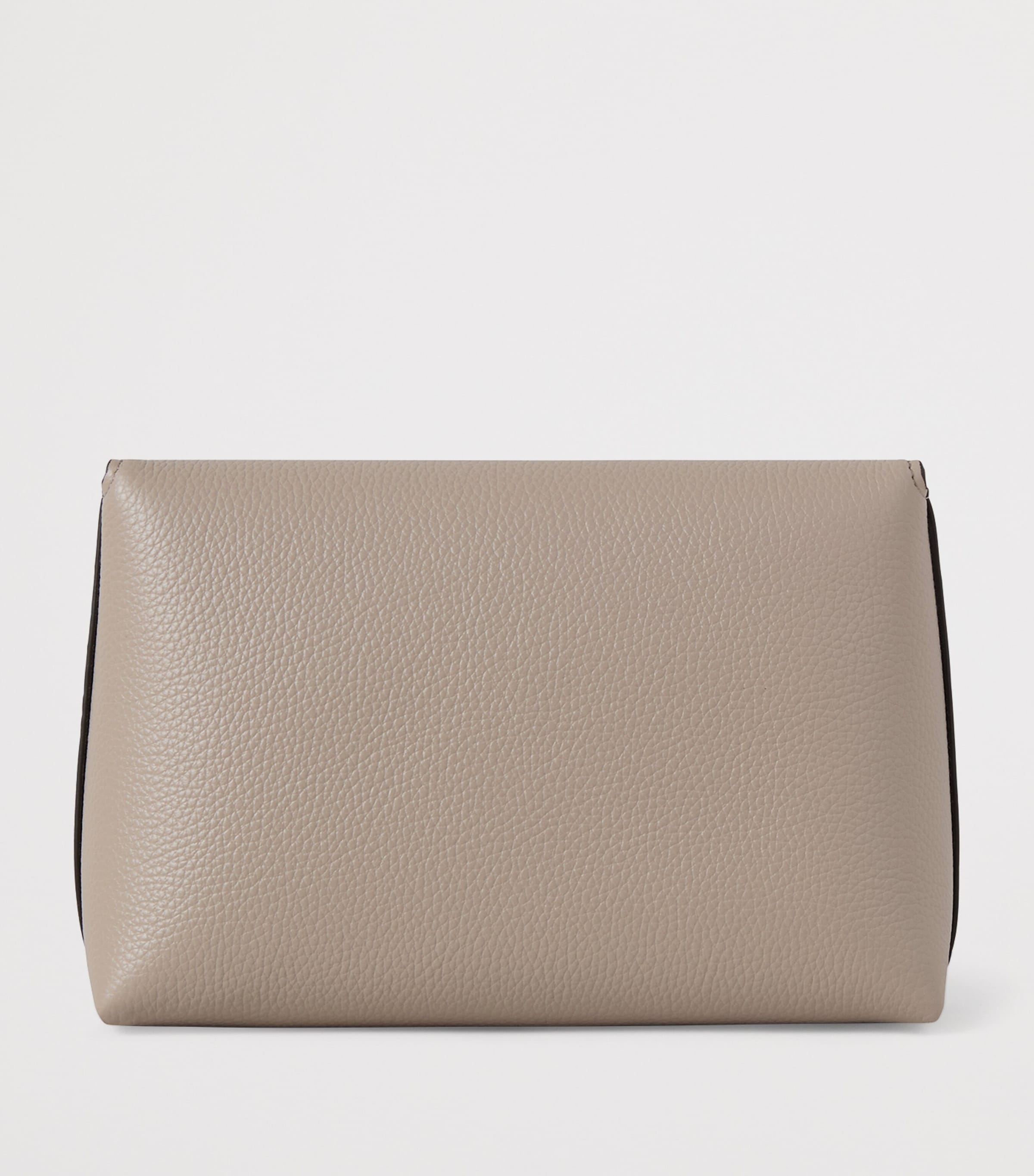 Mulberry Leather Darley Cosmetic Pouch Cashmere Taupe Image 3
