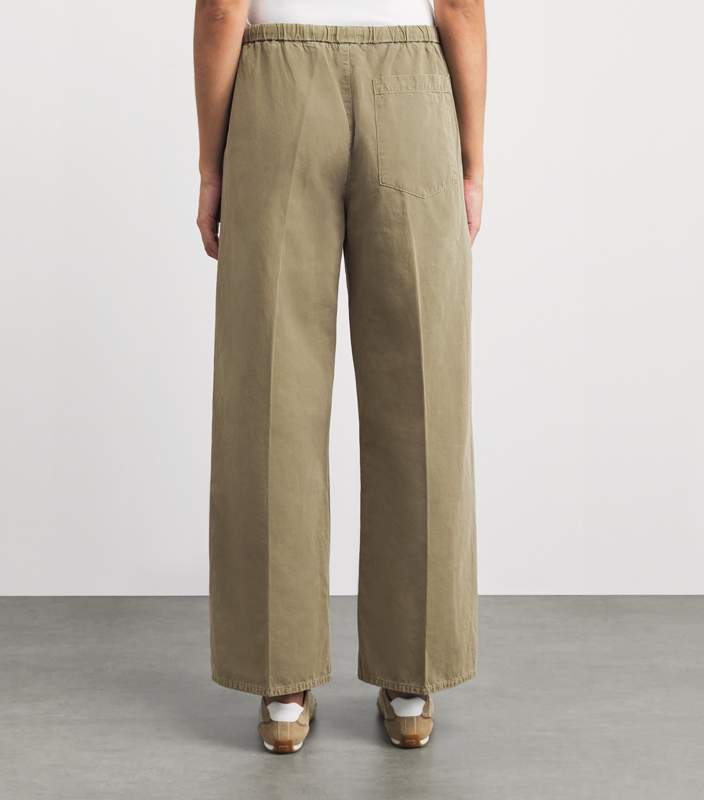 Citizens of Humanity Womens Wide-Leg Aurora Trousers Bezal Image 5