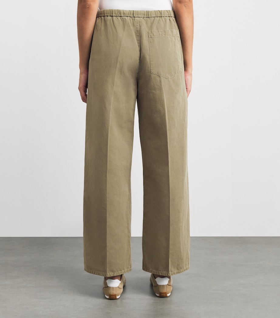 Citizens of Humanity Womens Wide-Leg Aurora Trousers Bezal Image 5