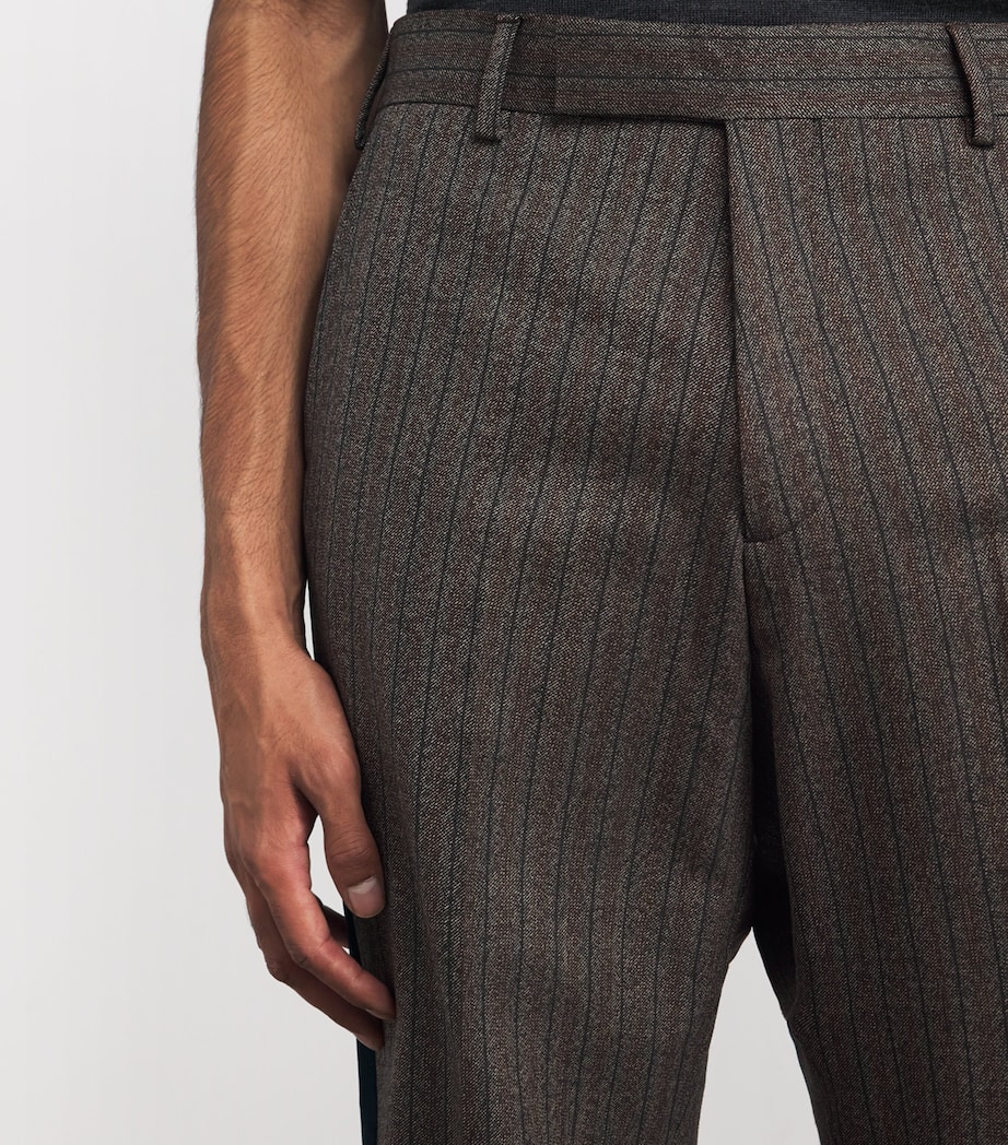 Wool-Blend Alto Trousers GREY STRIPE Image 6