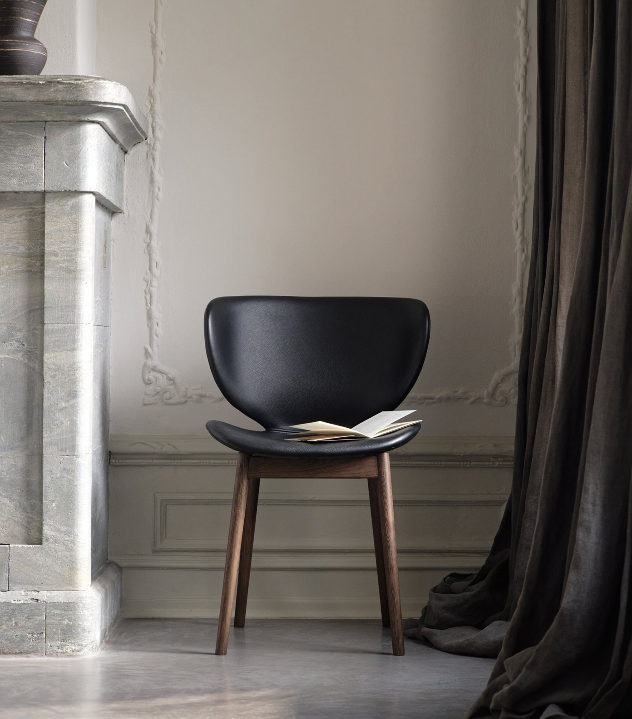 BoConcept Leather Hamilton Dining Chair Black Image 3