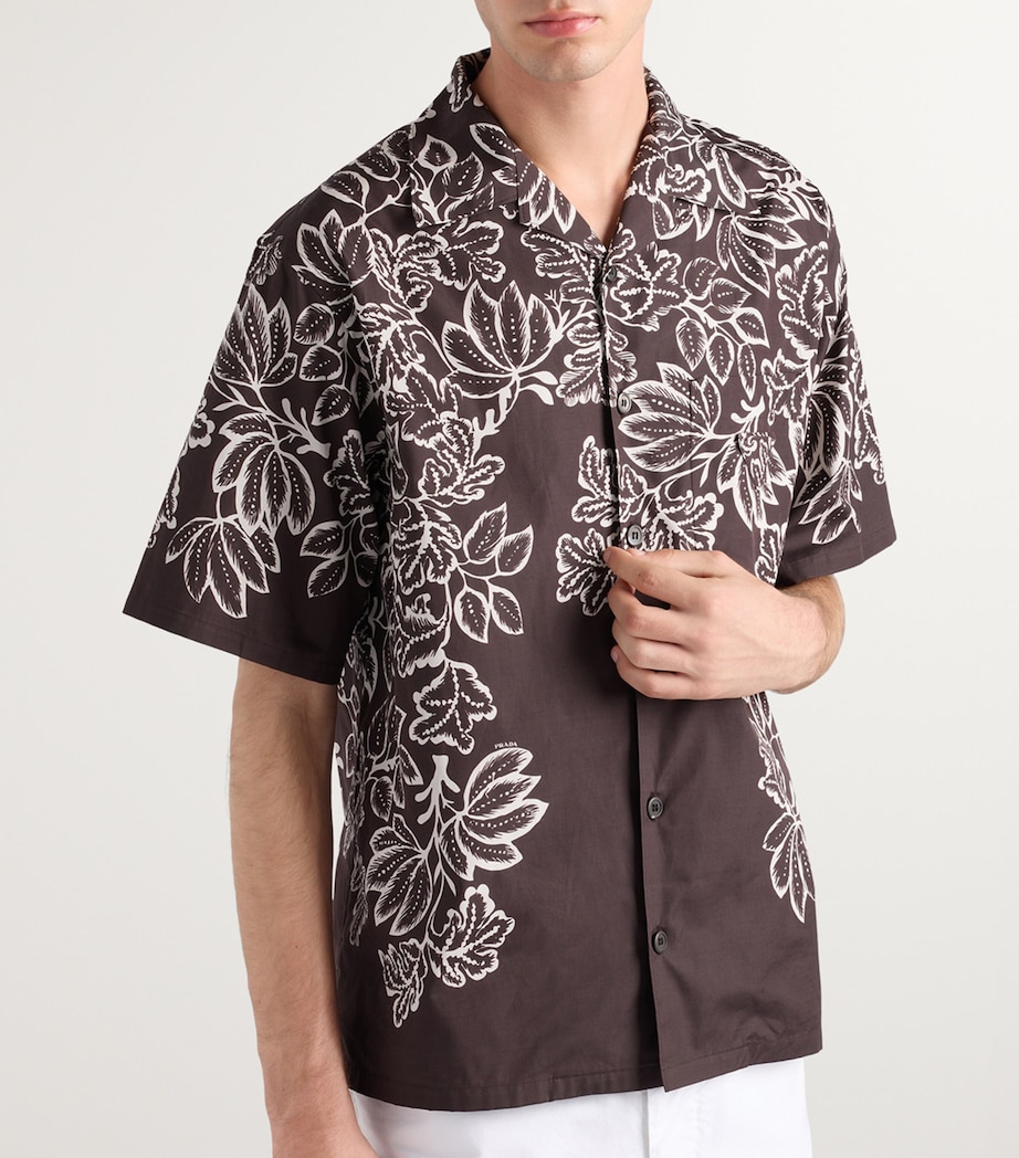 Cotton Printed Bowling Shirt F0003 Image 3