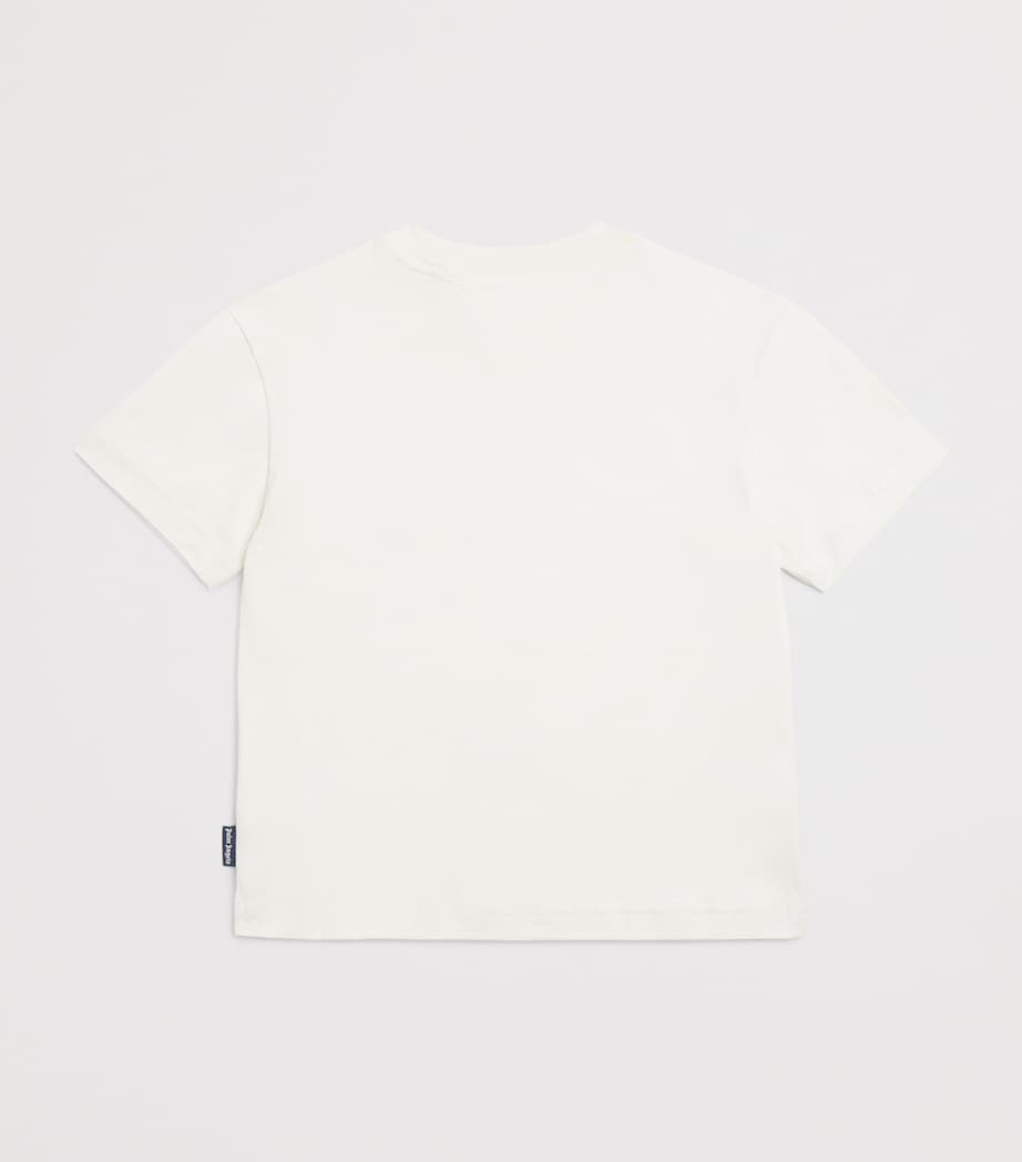 Palm Angels Kids Cotton Print T-Shirt (4-12+ Years) White Image 2