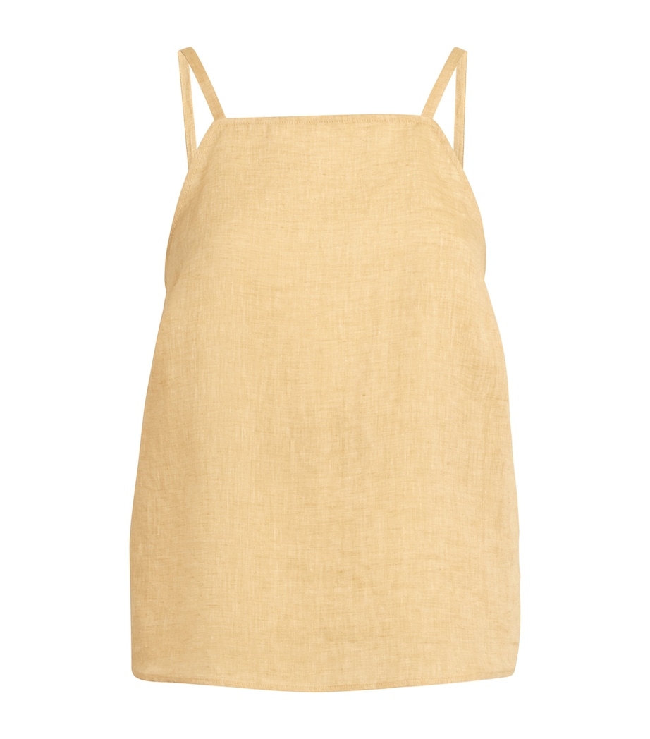 Eres Womens Linen Gentille Camisole Blouse Orge Image 1
