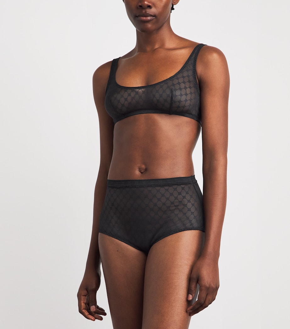 Simone Perele Womens Lace Wireless Bra Black Image 2