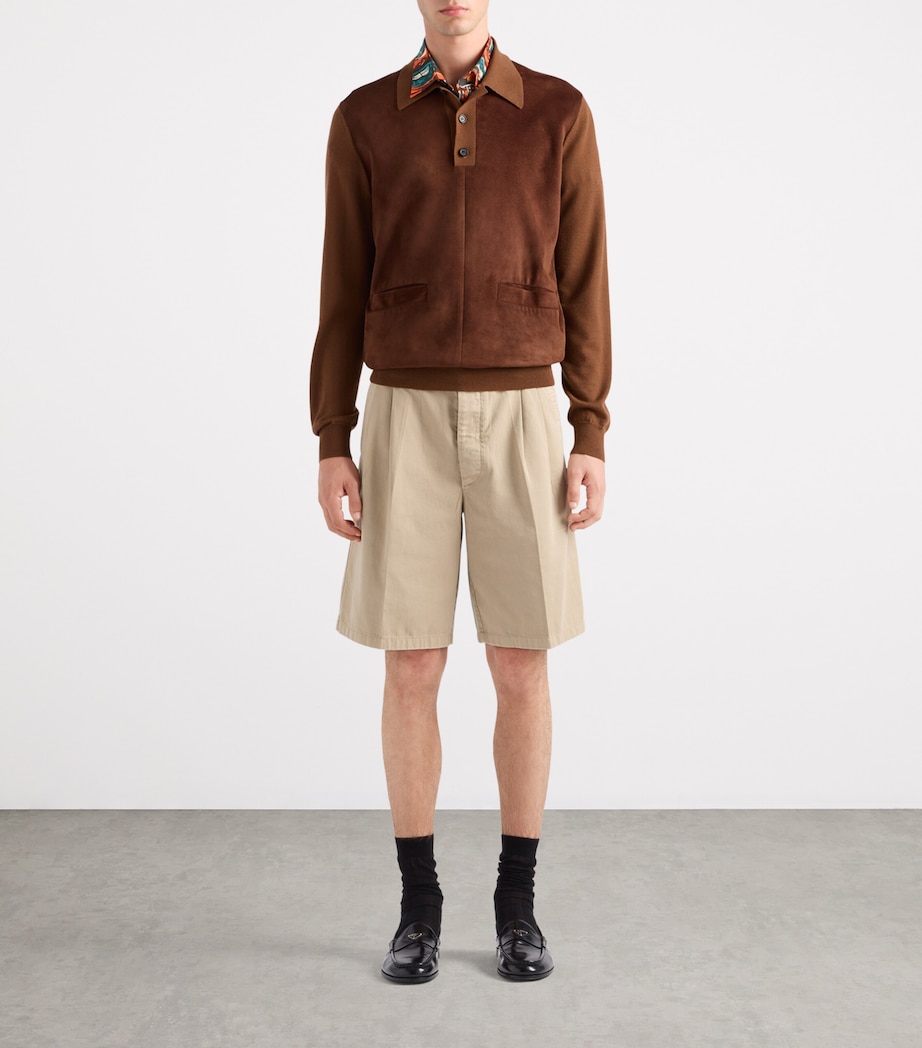 Cotton Bermuda Shorts F0065 Image 2