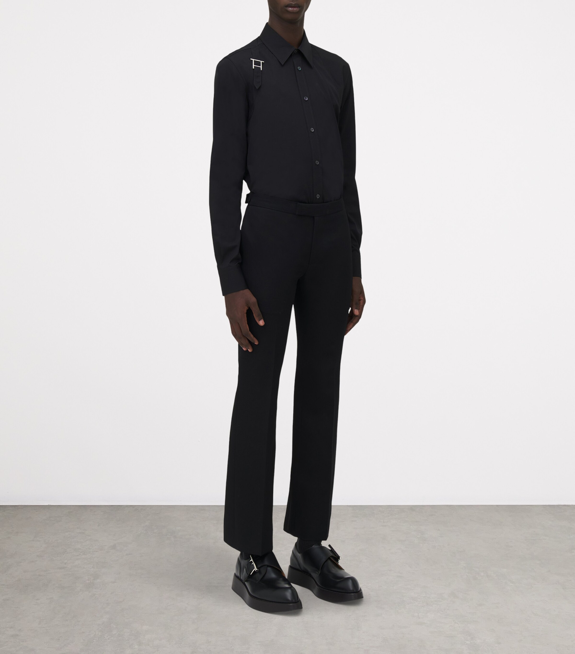 McQueen Mens Cotton Harness Shirt Image 3