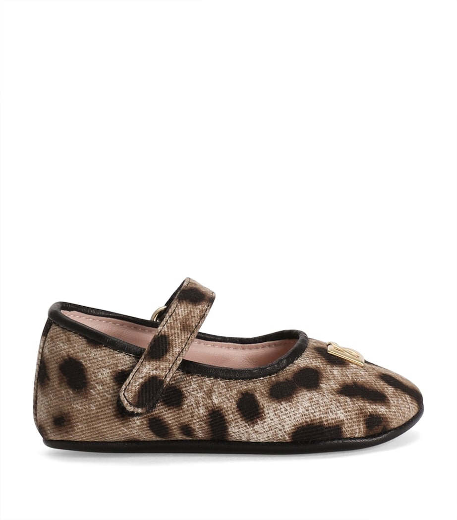 Dolce&Gabbana Kids Leopard Print Ballet Flats N Image 1