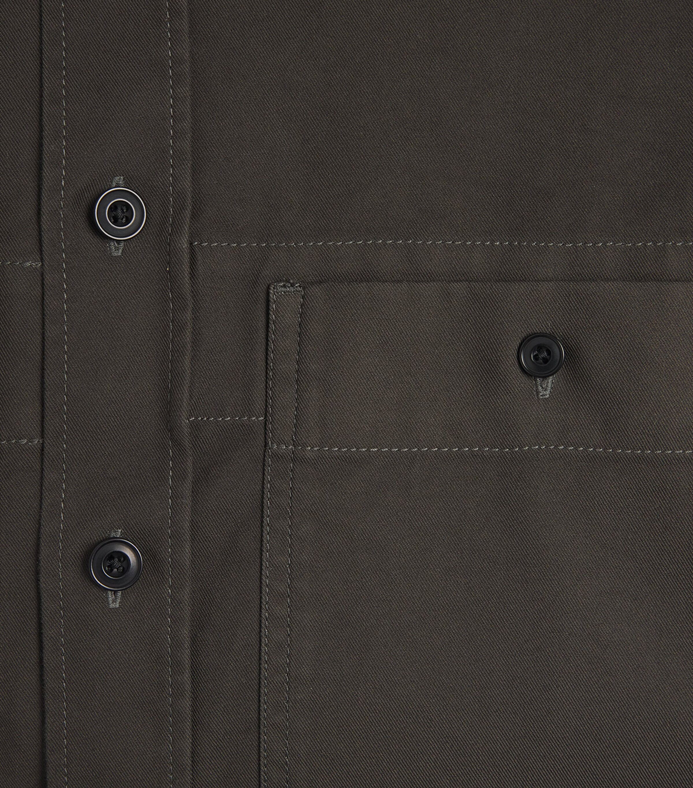 Lemaire Mens Cotton Utility Shirt Espresso Image 6