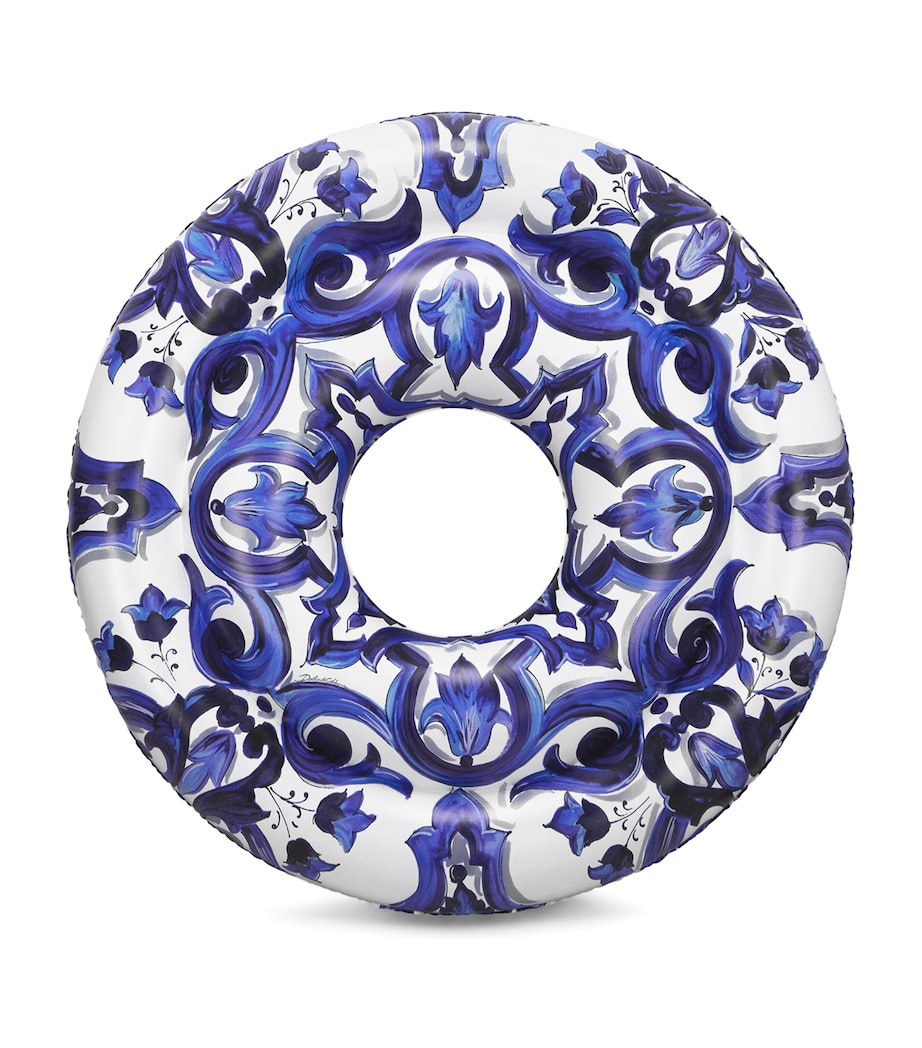 Dolce&Gabbana Casa Blu Mediterraneo Inflatable Pool Ring (130cm) Blu Mediterran Image 1