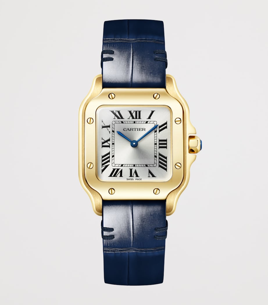Small Yellow Gold Santos de Cartier Watch 34.5mm YELLOW GOLD Image 3