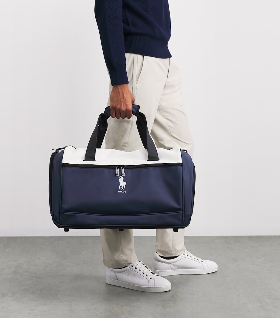 Logo Golf Duffle Bag NAVY/WHITE Image 5
