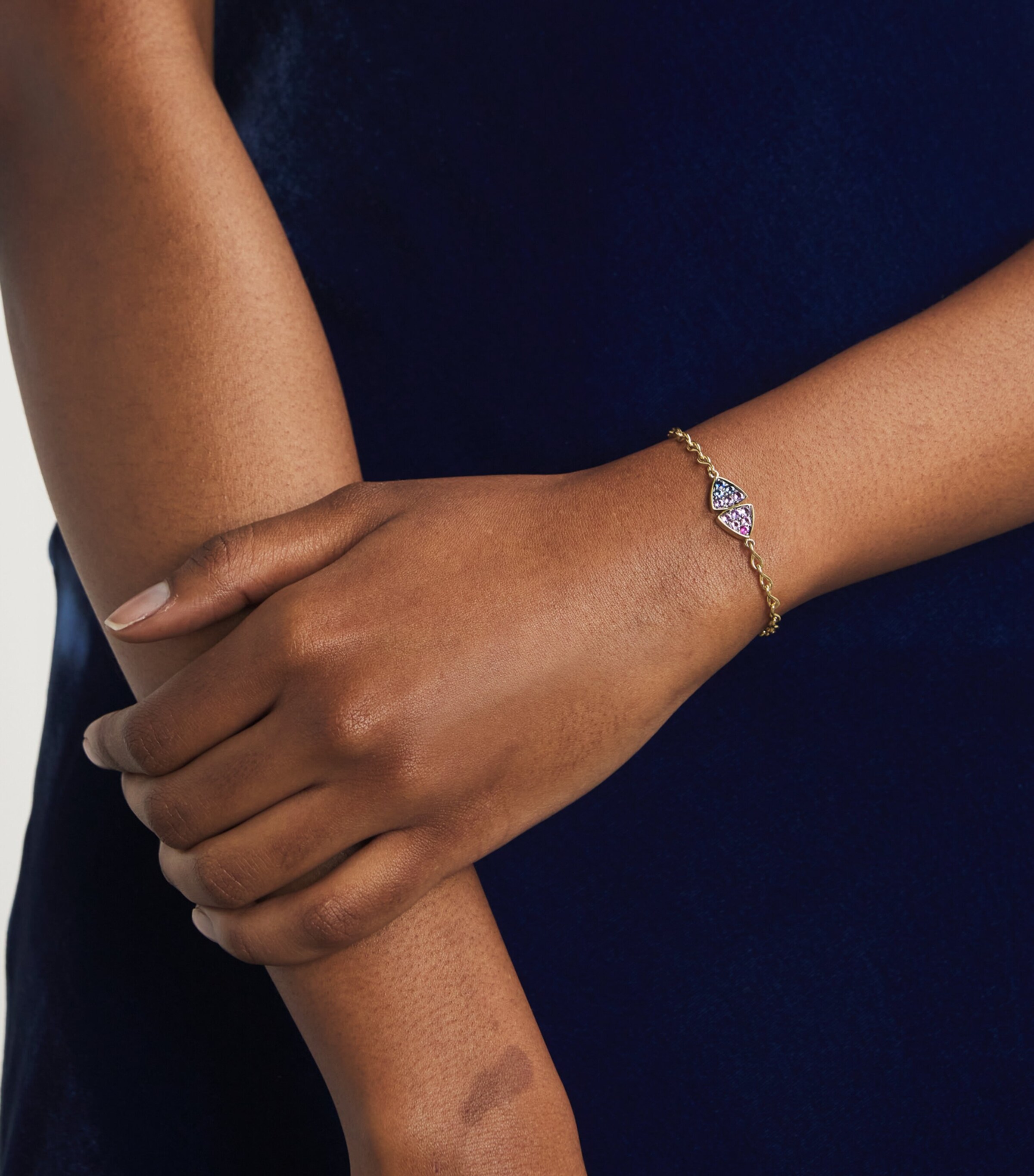 Yellow Gold and Sapphire Ombre Candy Sky Bracelet YELLOW GOLD Image 2