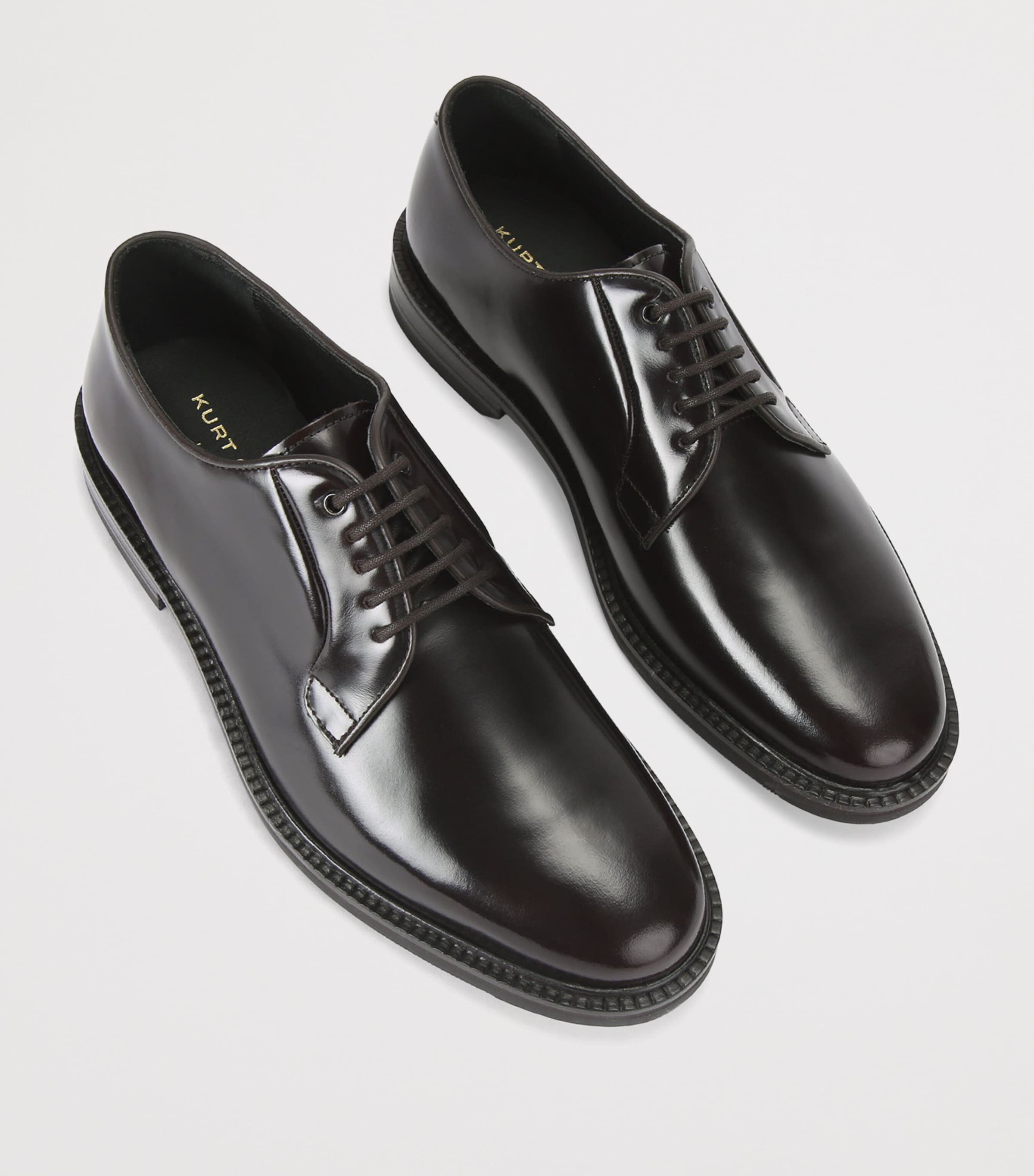 Leather Mercer Oxford Brogues WINE Image 4