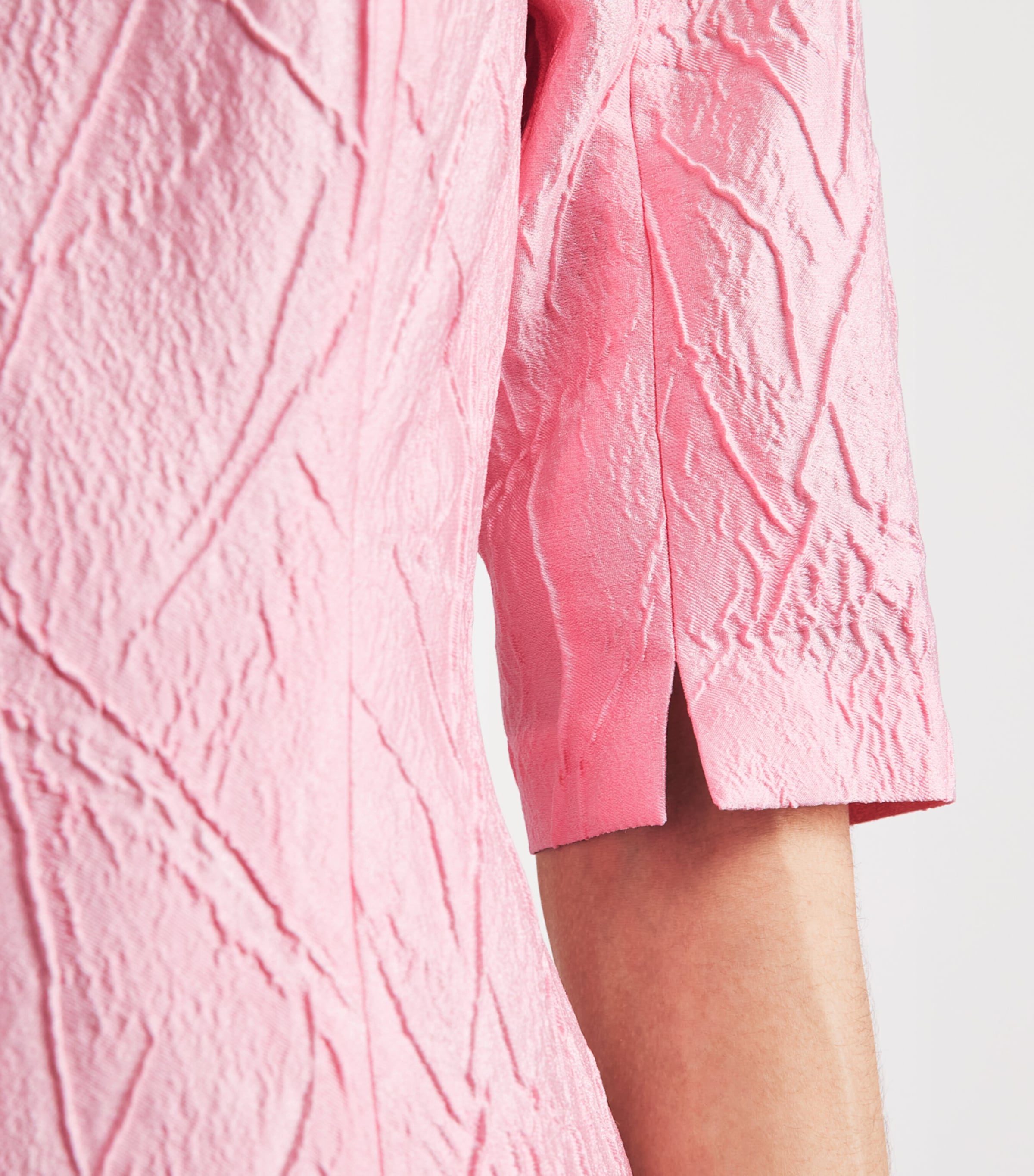 Talbot Runhof Womens Jacquard Gown Rosa Image 3