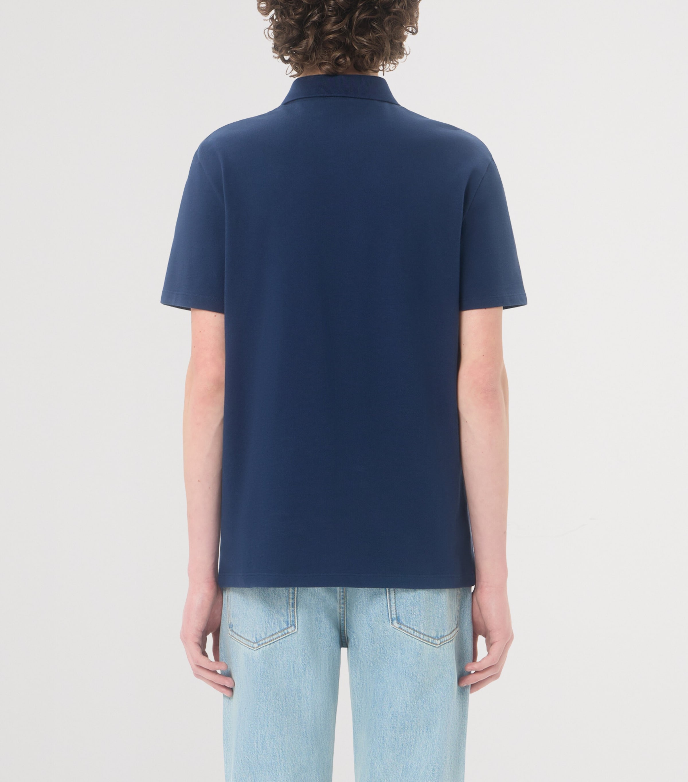 Valentino Mens Cotton VGold Polo Shirt Image 5