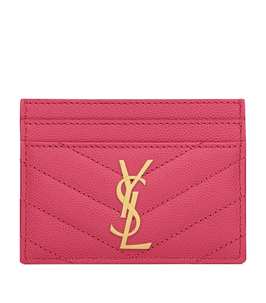 Saint Laurent Monogram Matelassé Joan Card Holder Image 1