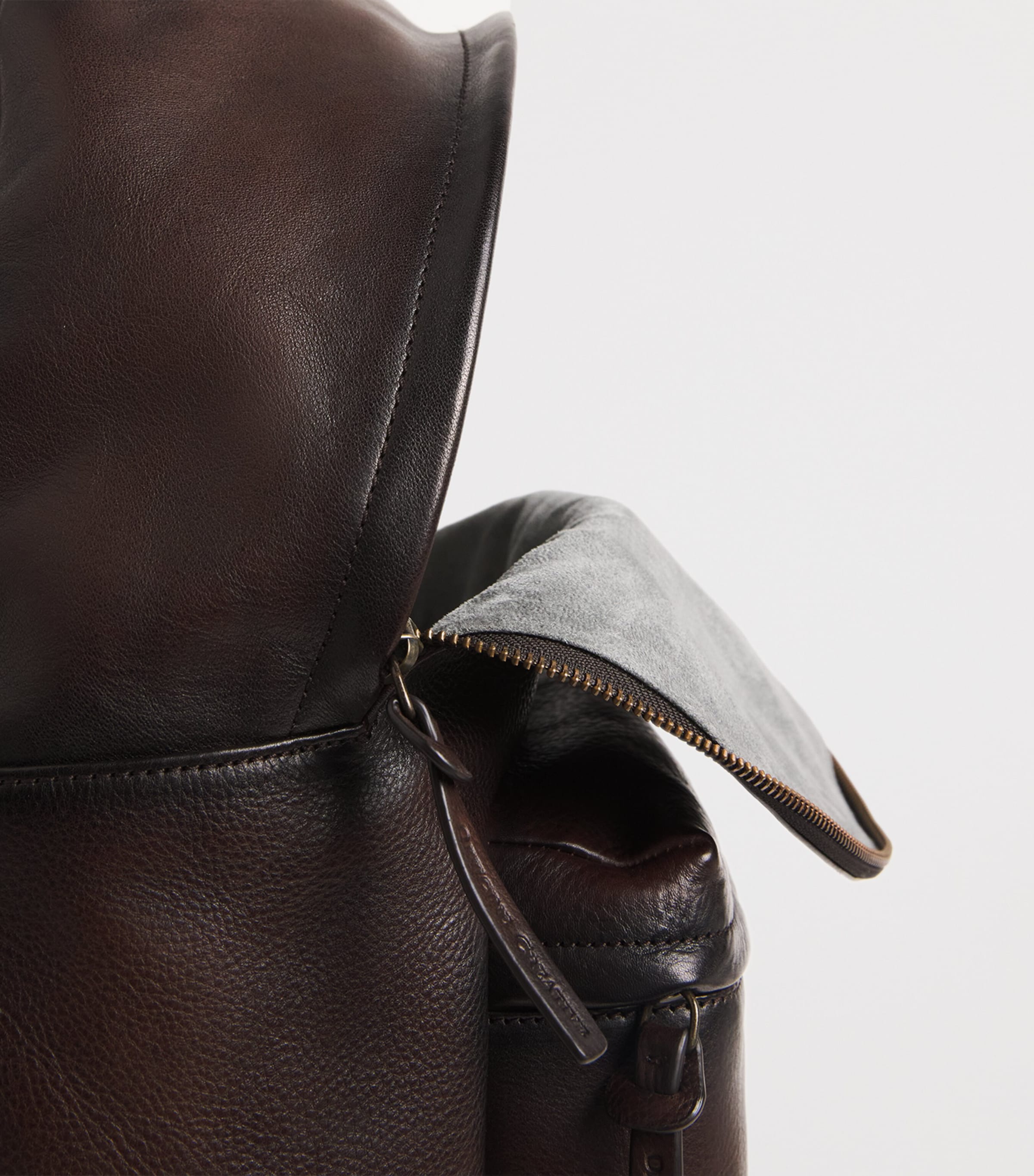 Officine Creative Leather Pack Backpack Testa Di Moro Image 5