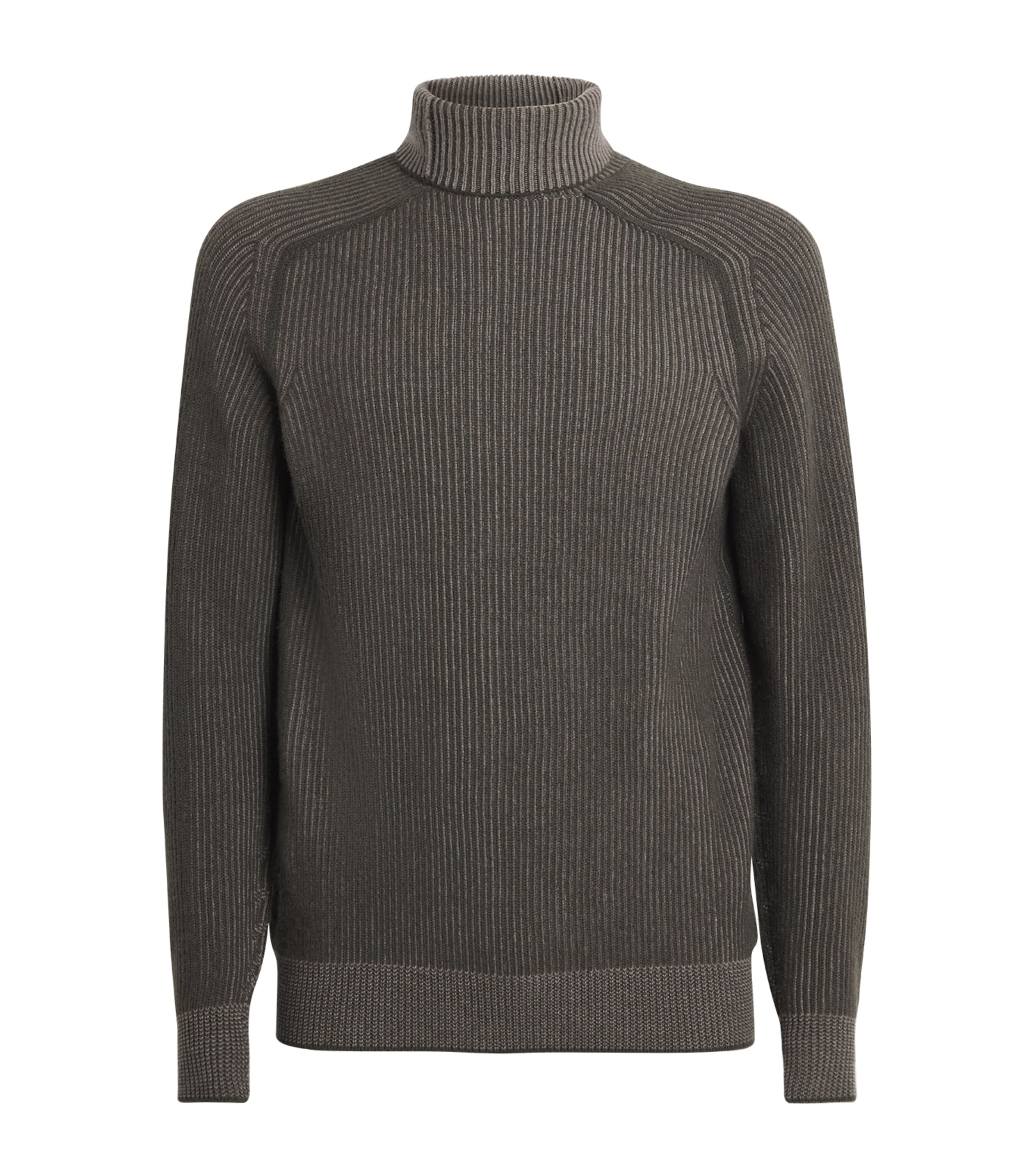 Sease Cashmere Dinghy Rollneck Sweater In Multi