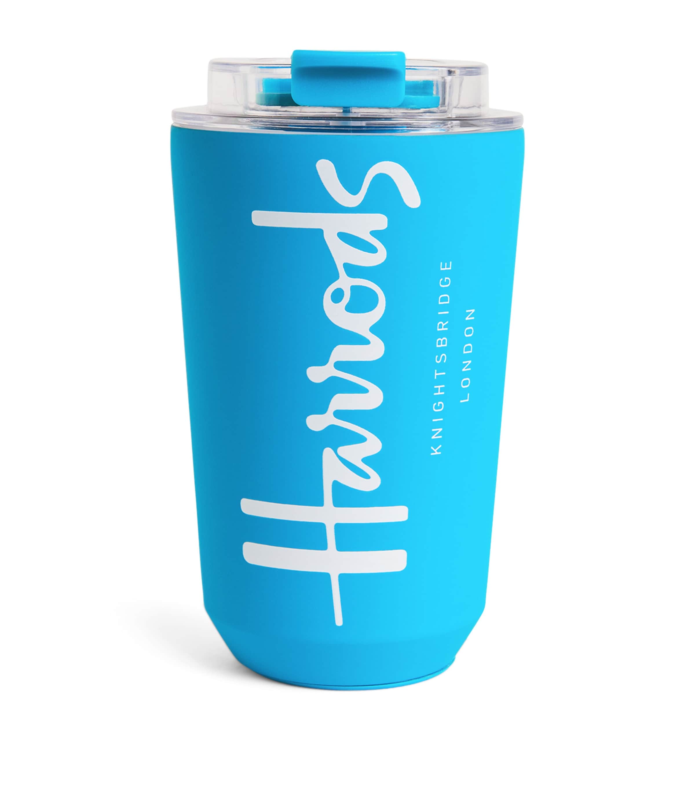 Harrods Logo Travel Cup | Designers | Harrods | Kitchenware | Kitchen Storage | Water Bottles & Travel Mugs