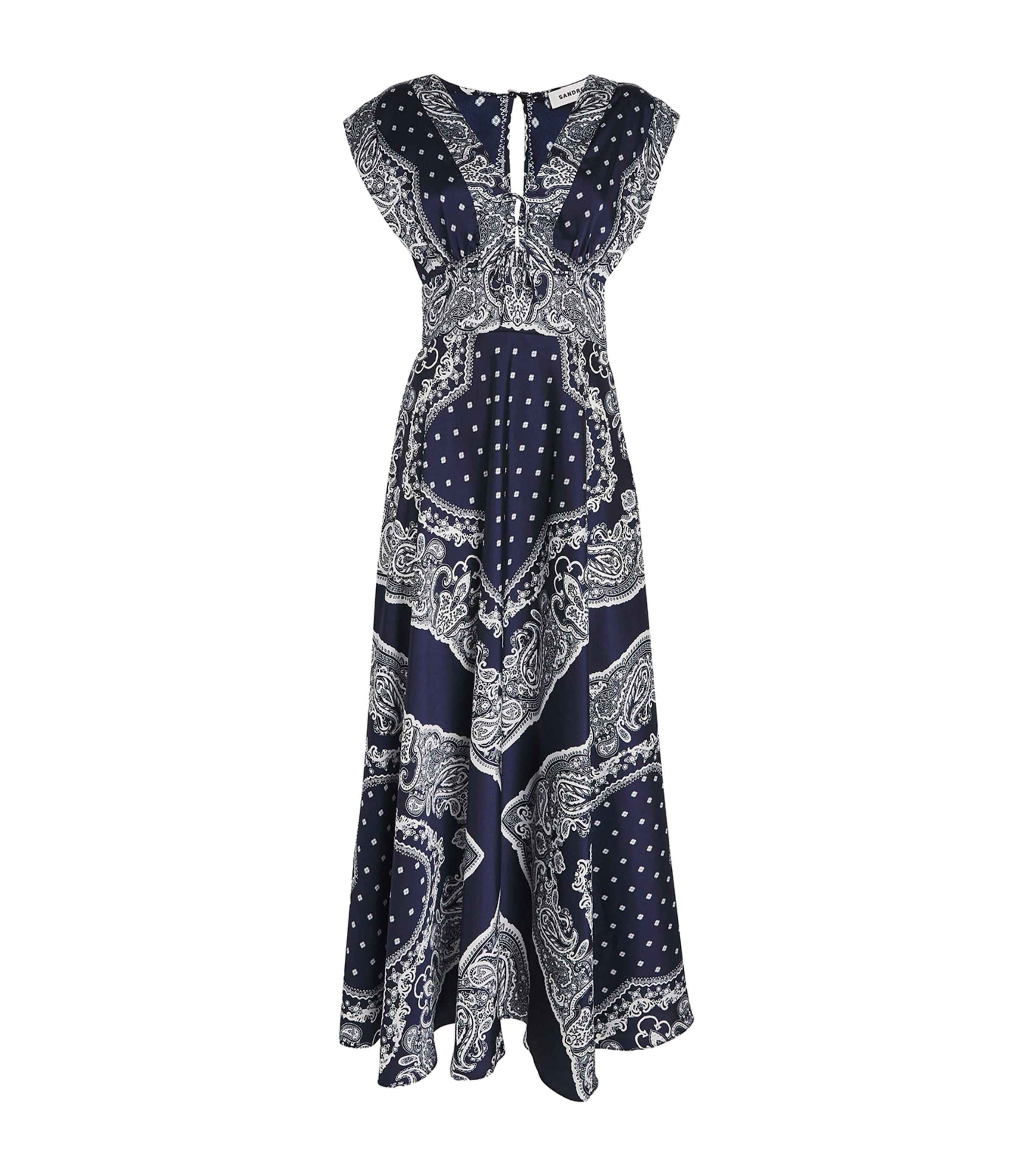 Sandro Paris Bandana Print Maxi Dress | Holiday Shop | Womens | Summer dresses | Women Clothing | Dresses | Maxi Dresses | Day Dresses | Designers | Sandro Paris | 5239