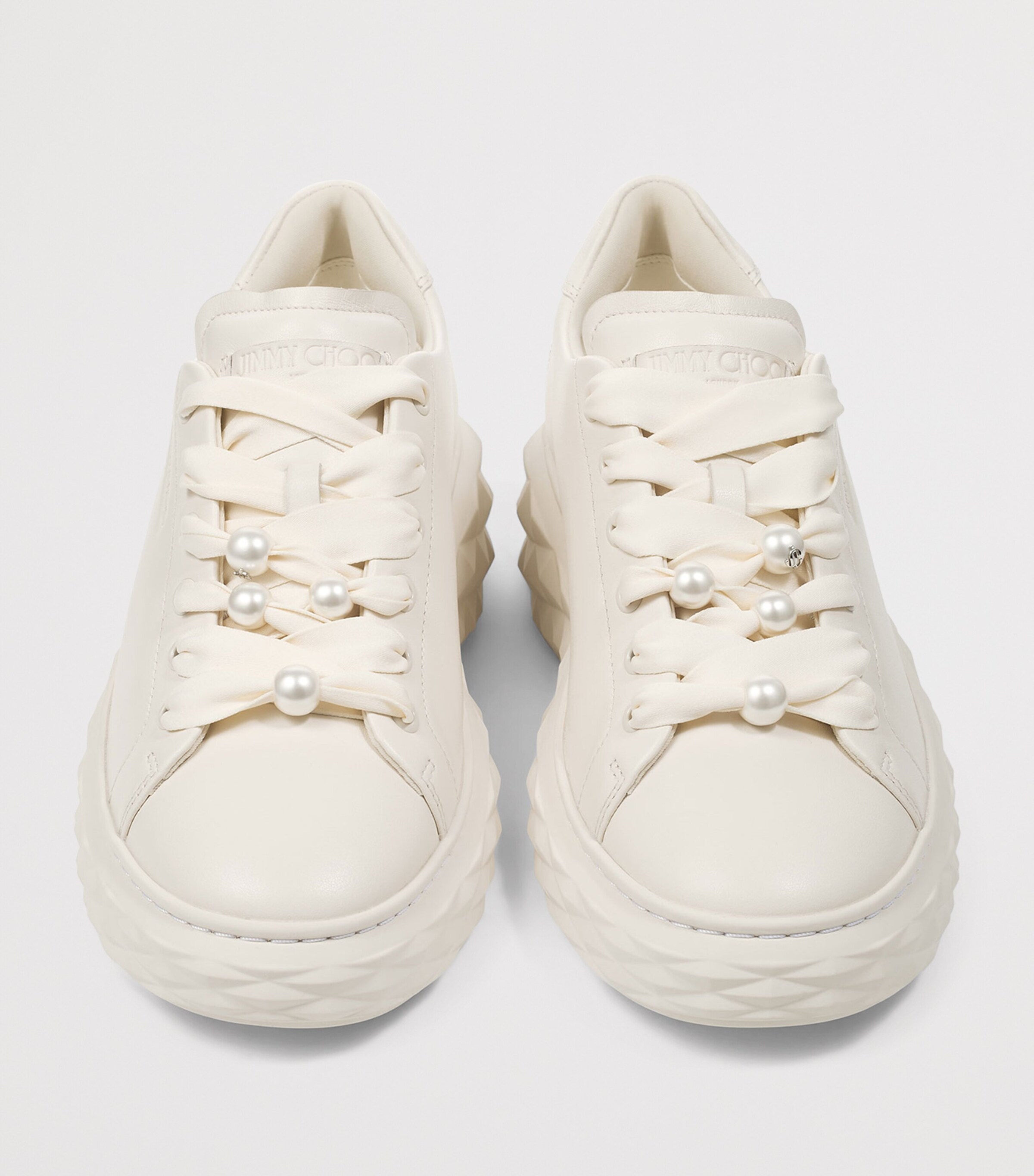 Diamond Light Max Embellished Sneakers V LATTE MIX Image 3
