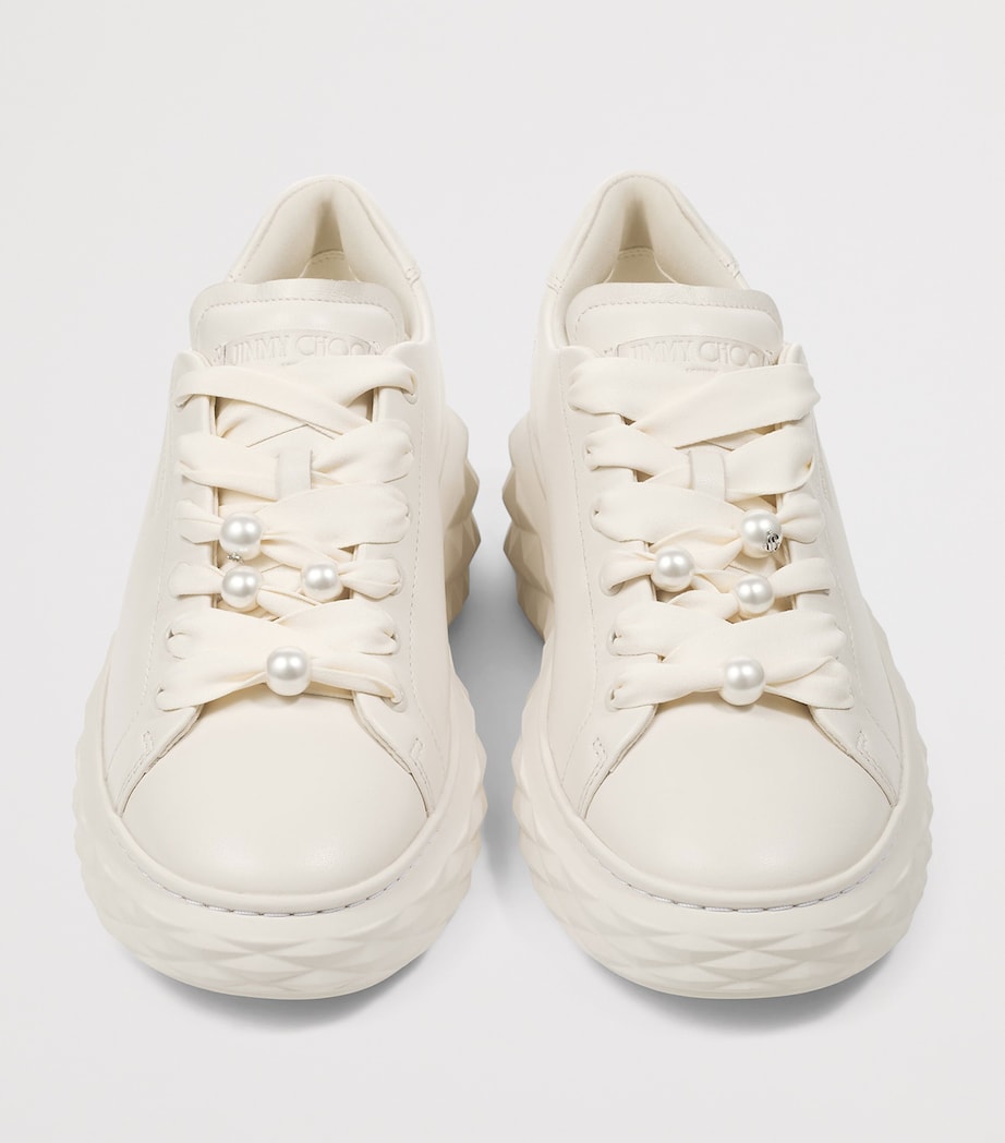 Diamond Light Max Embellished Sneakers V LATTE MIX Image 3