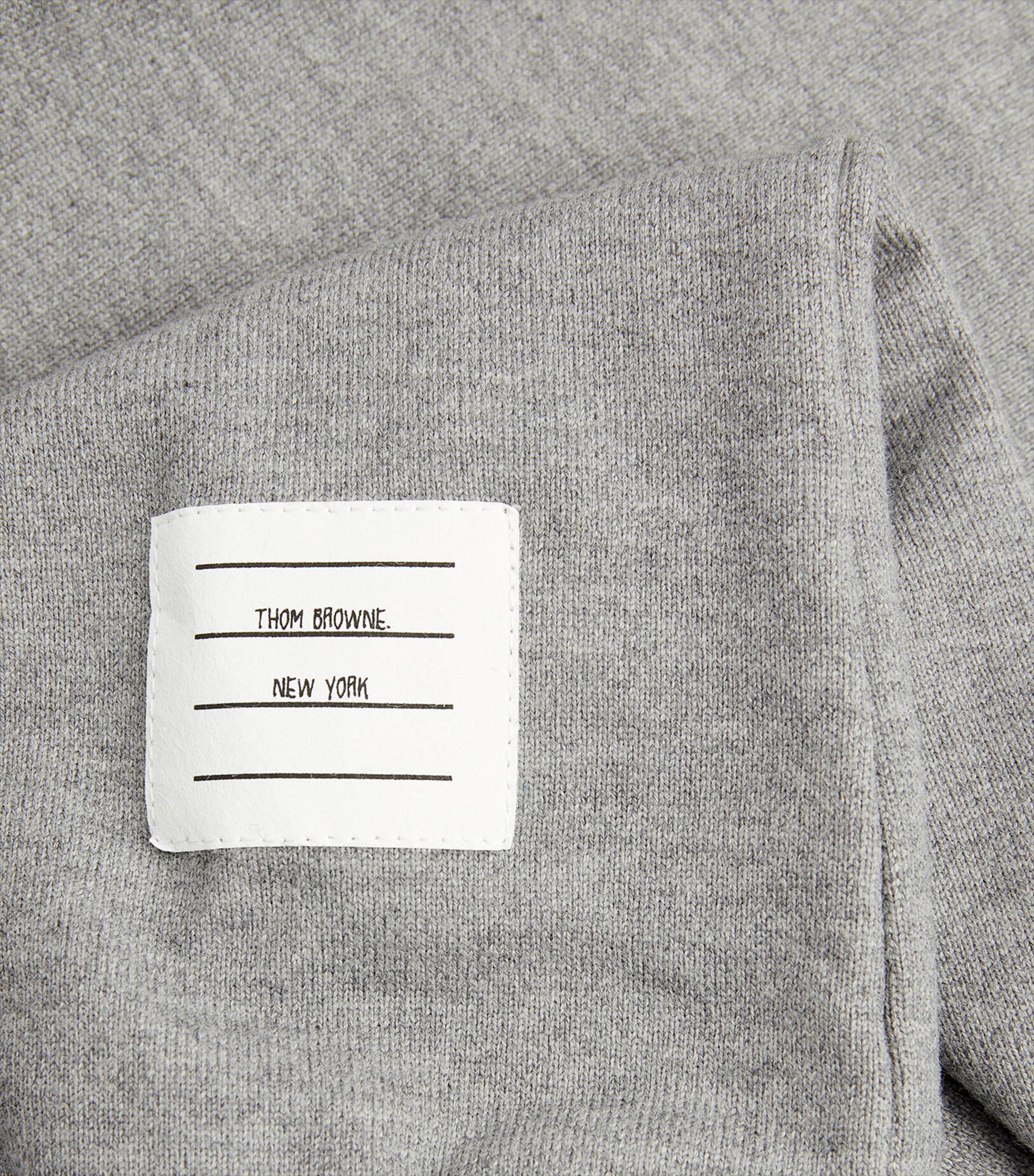 Thom Browne Kids 4-Bar Sweatshirt Dress (2-12 Years) Med Grey Image 3