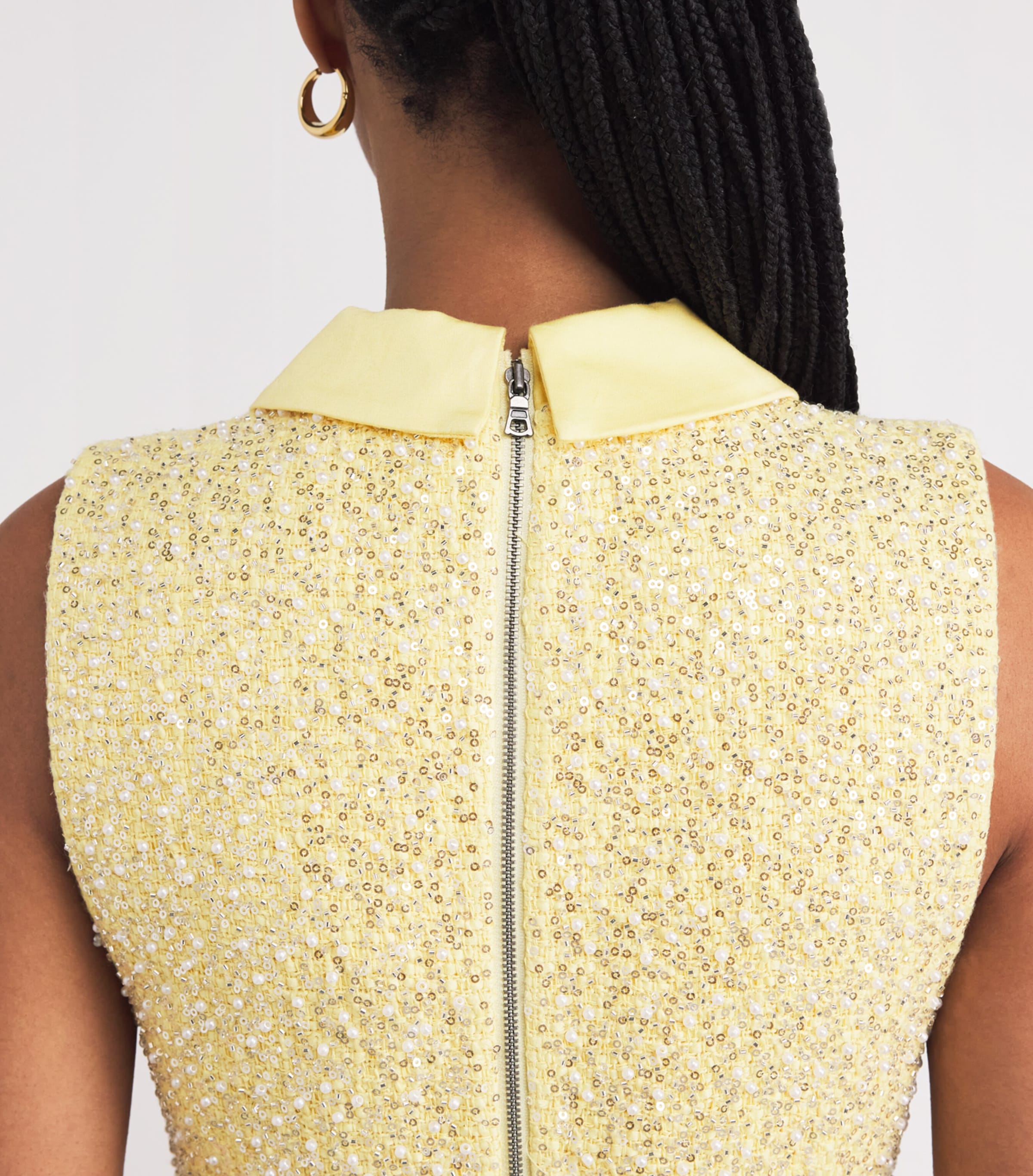 Embellished Ellis Mini Dress F732 BUTTER Image 6
