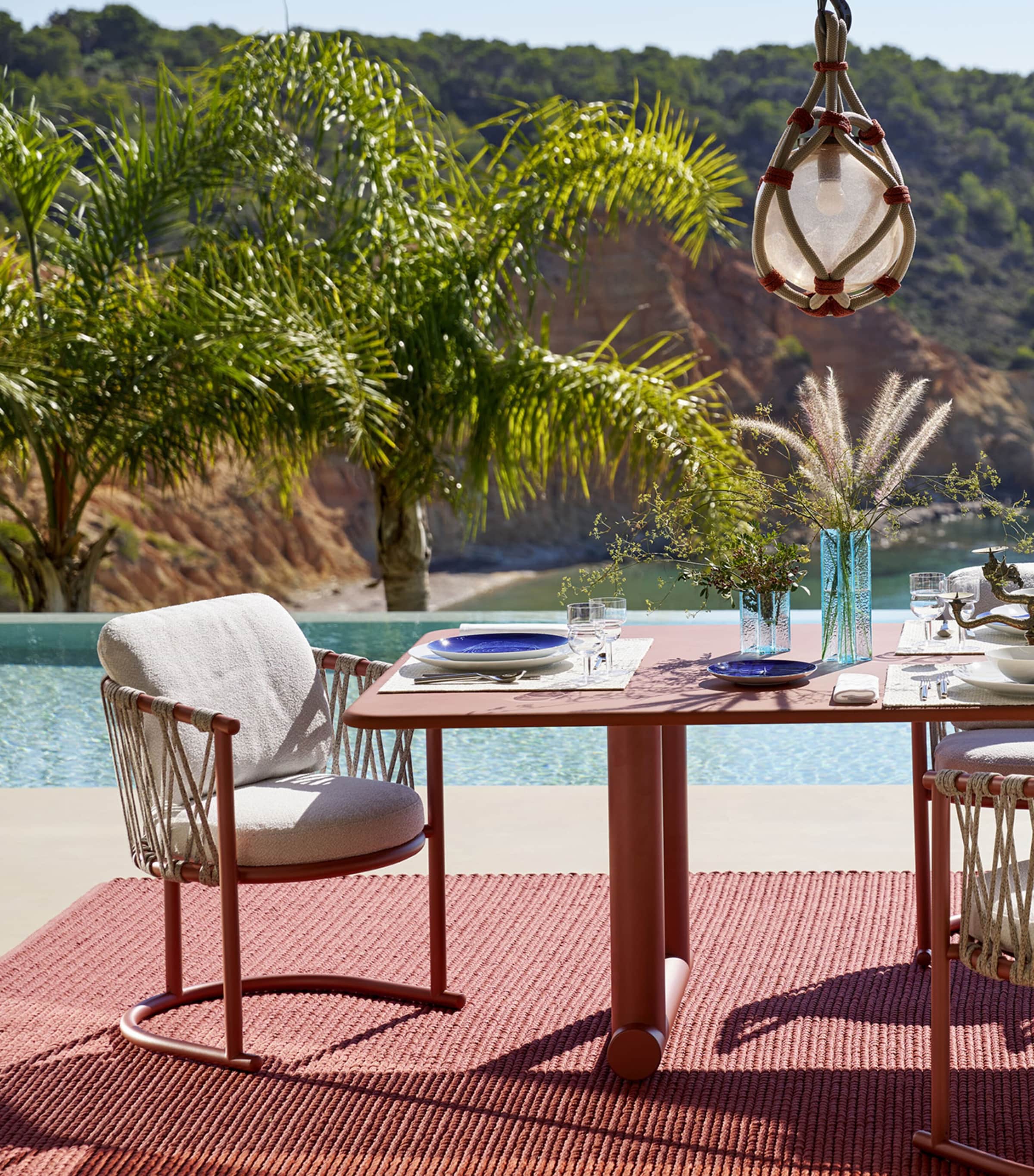 Trampoline Outdoor Dining Chair MULTI Image 2