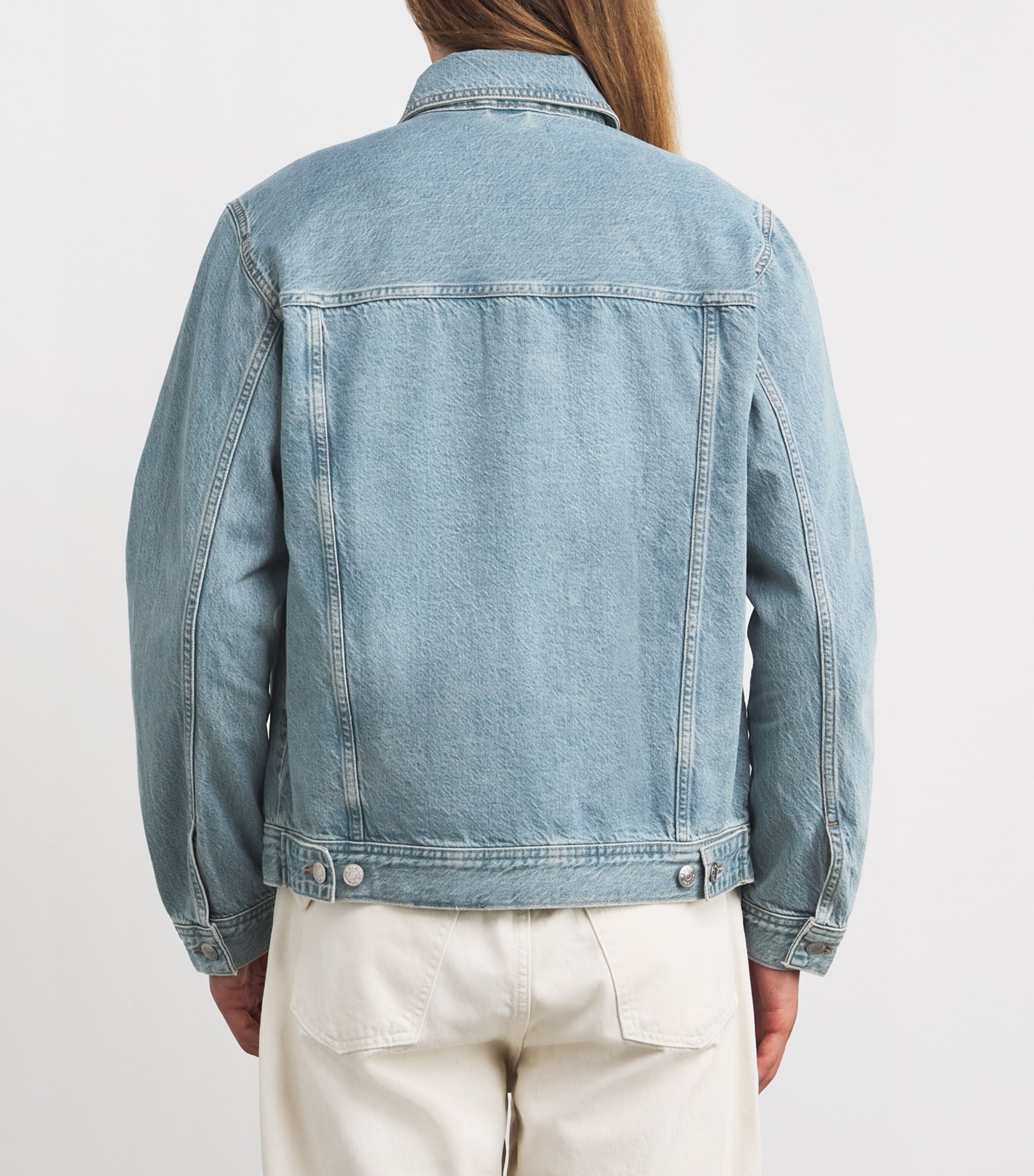 Samsøe Samsøe Organic Cotton Denim Jacket Carib Blu Image 4