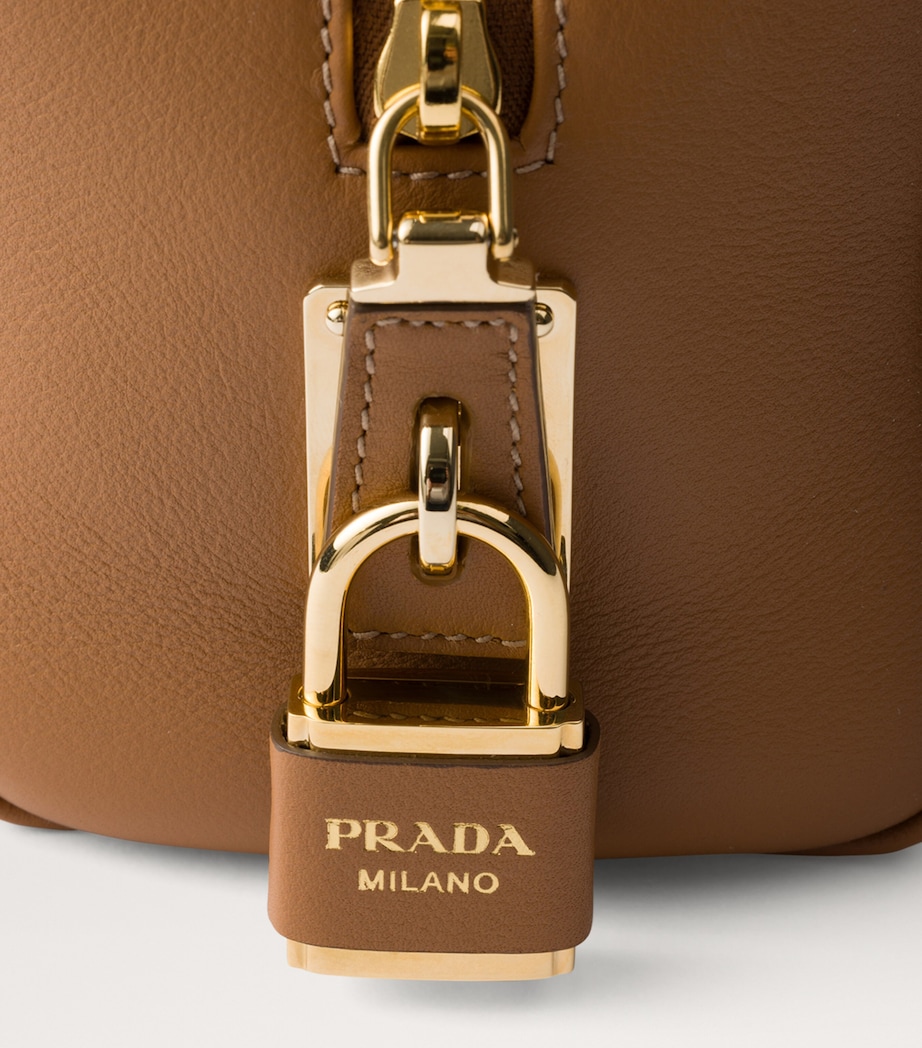 Medium Leather Top-Handle Bag F03BH Image 3