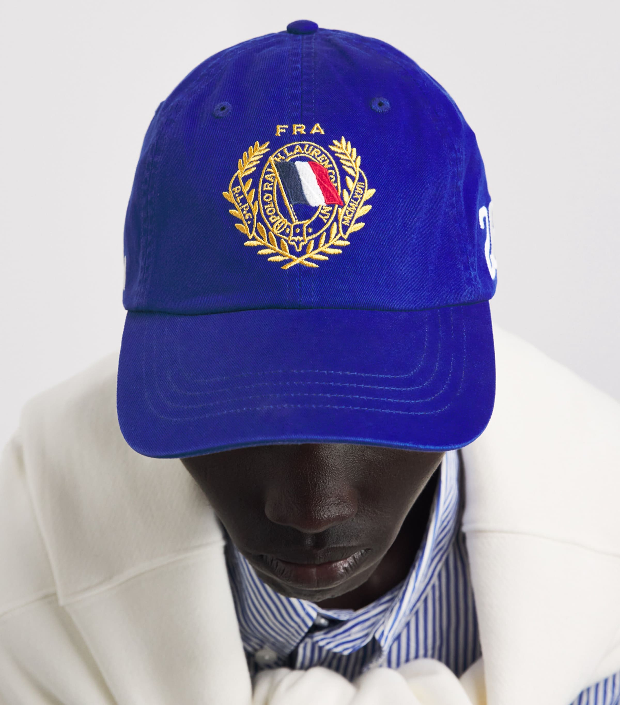 Polo Ralph Lauren Cotton Twill France Crest Baseball Cap Classic Azure Image 2
