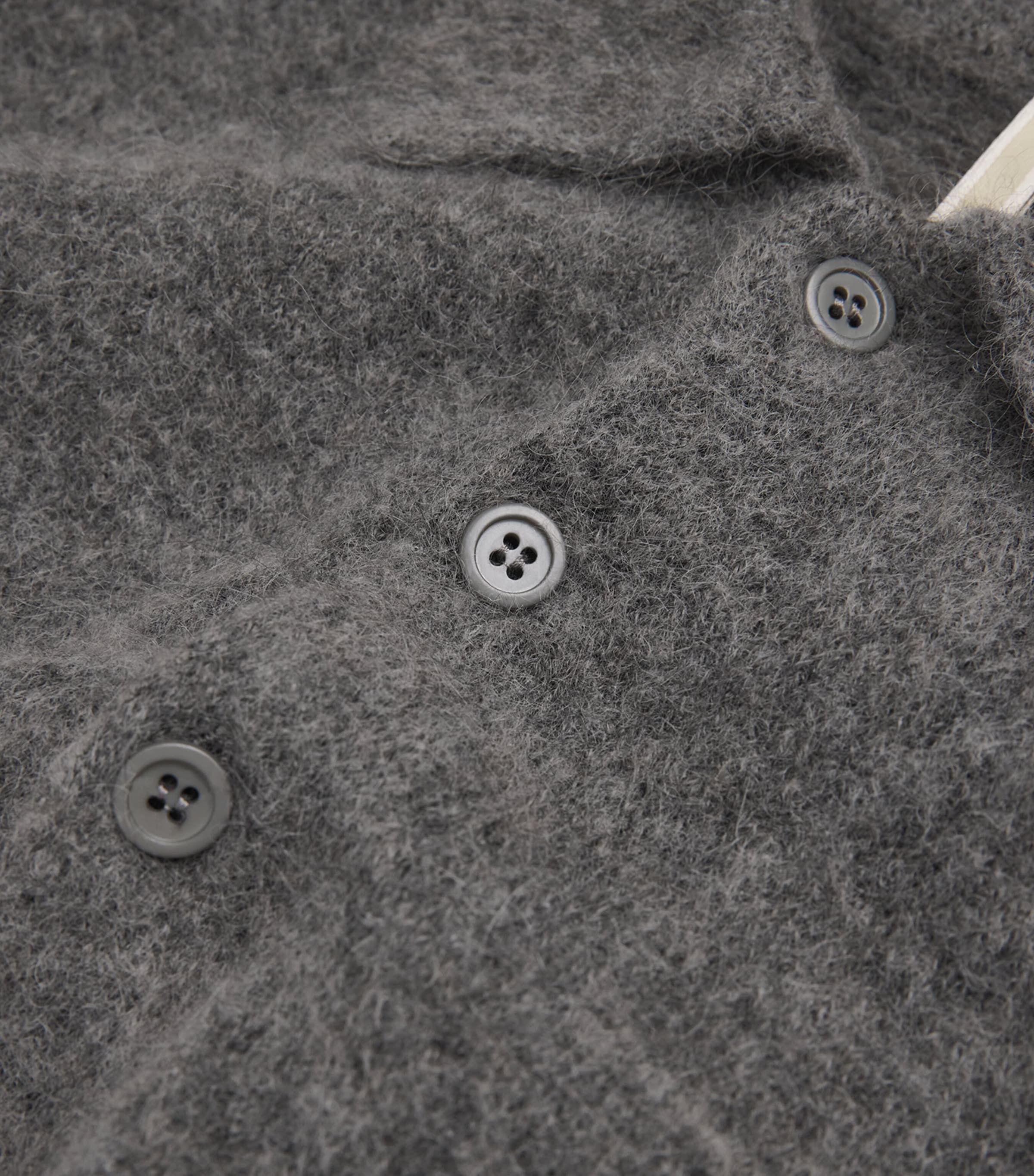 Wool-Blend Polo Sweater GREY MELANGE 915 Image 5