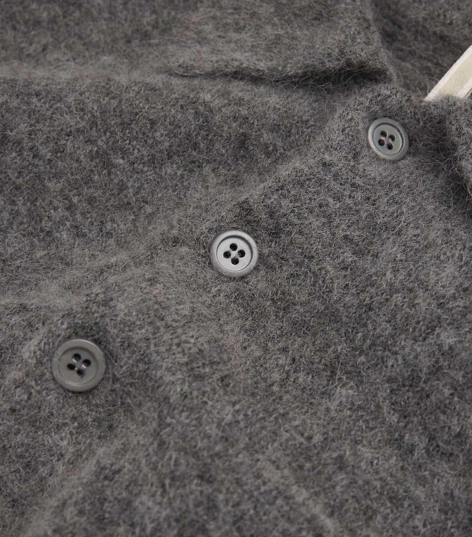 Wool-Blend Polo Sweater GREY MELANGE 915 Image 5