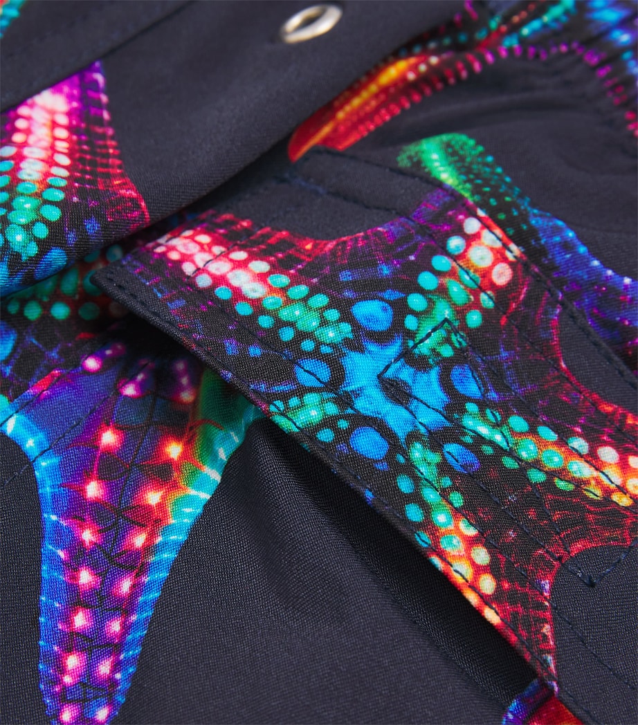 Vilebrequin Kids Starfish Print Swim Shorts (2-14 Years) Bleu Marine Image 3