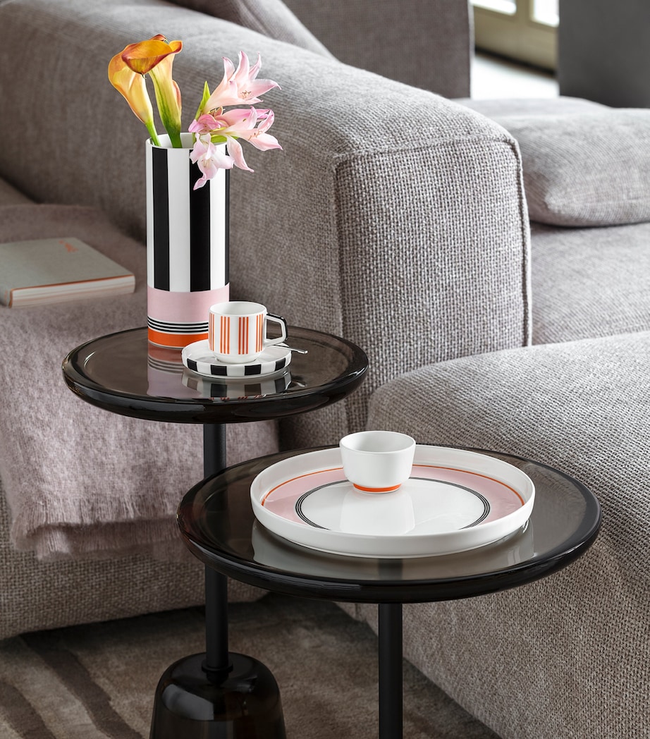 Porcelain Memphis Vase (24cm) WHITE Image 9