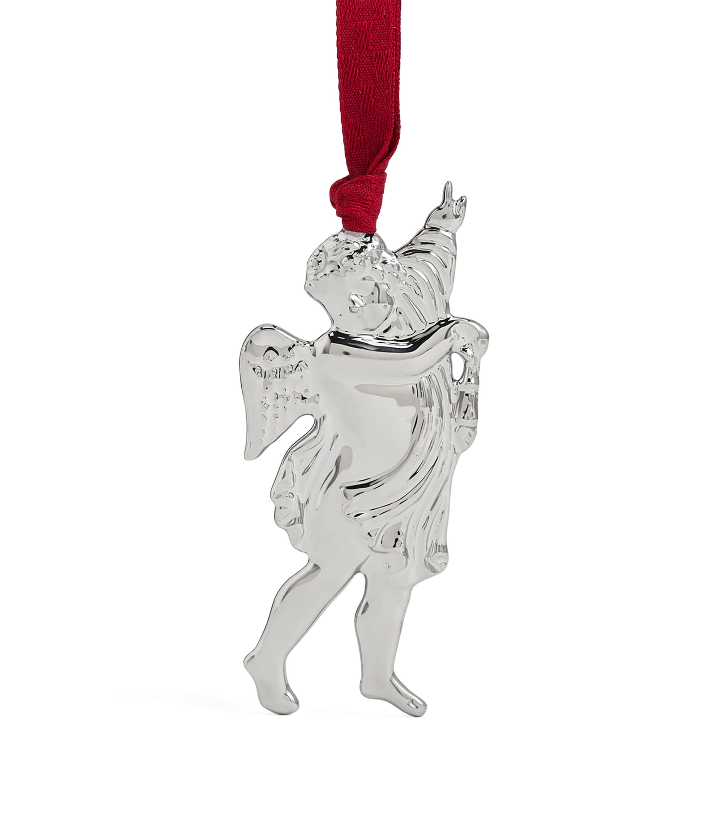 Wedgwood Festive Rafael Bone China Ornament In Metallic
