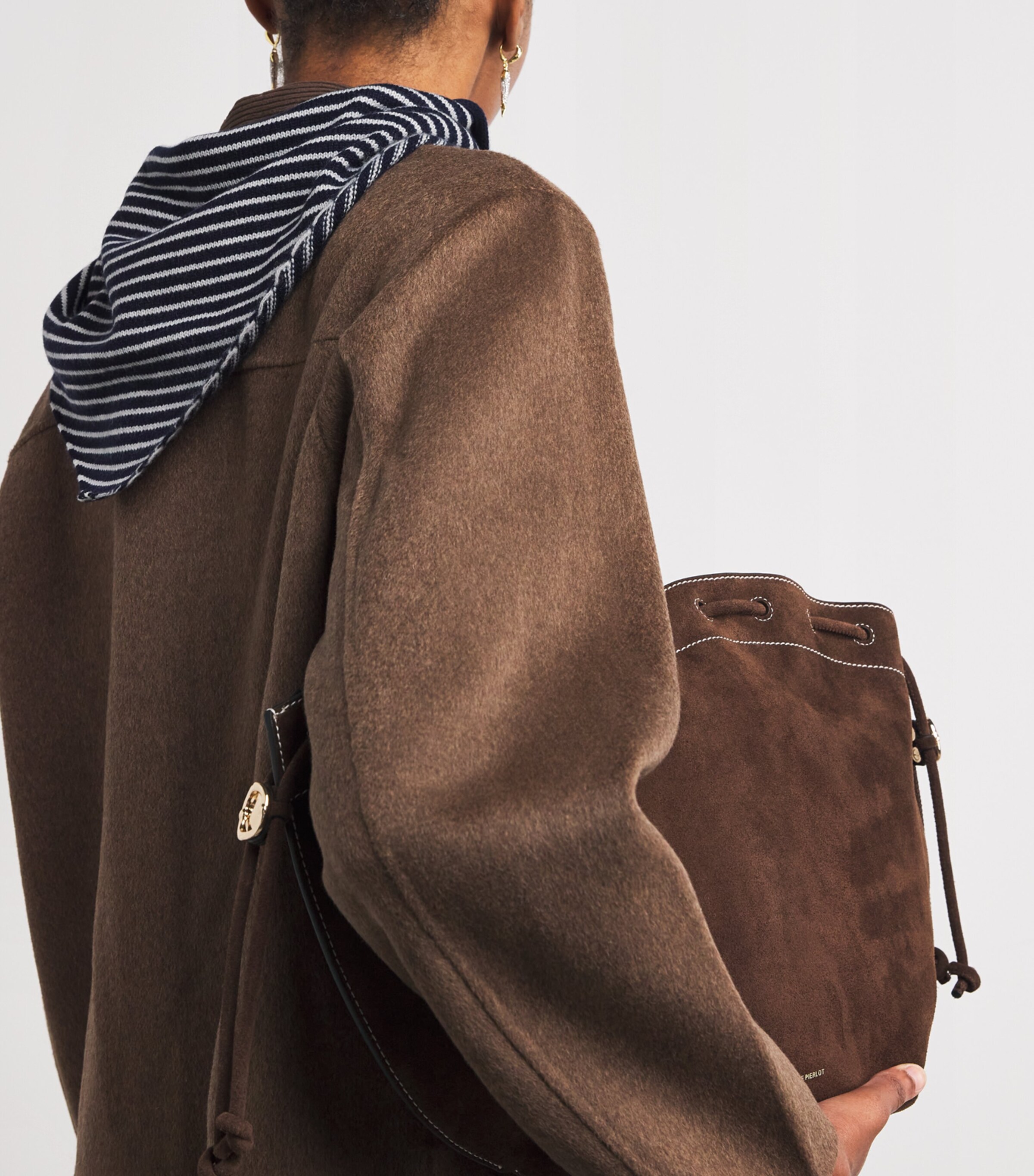 Cashmere Stripe Scarf DUAL-COLOR Image 3