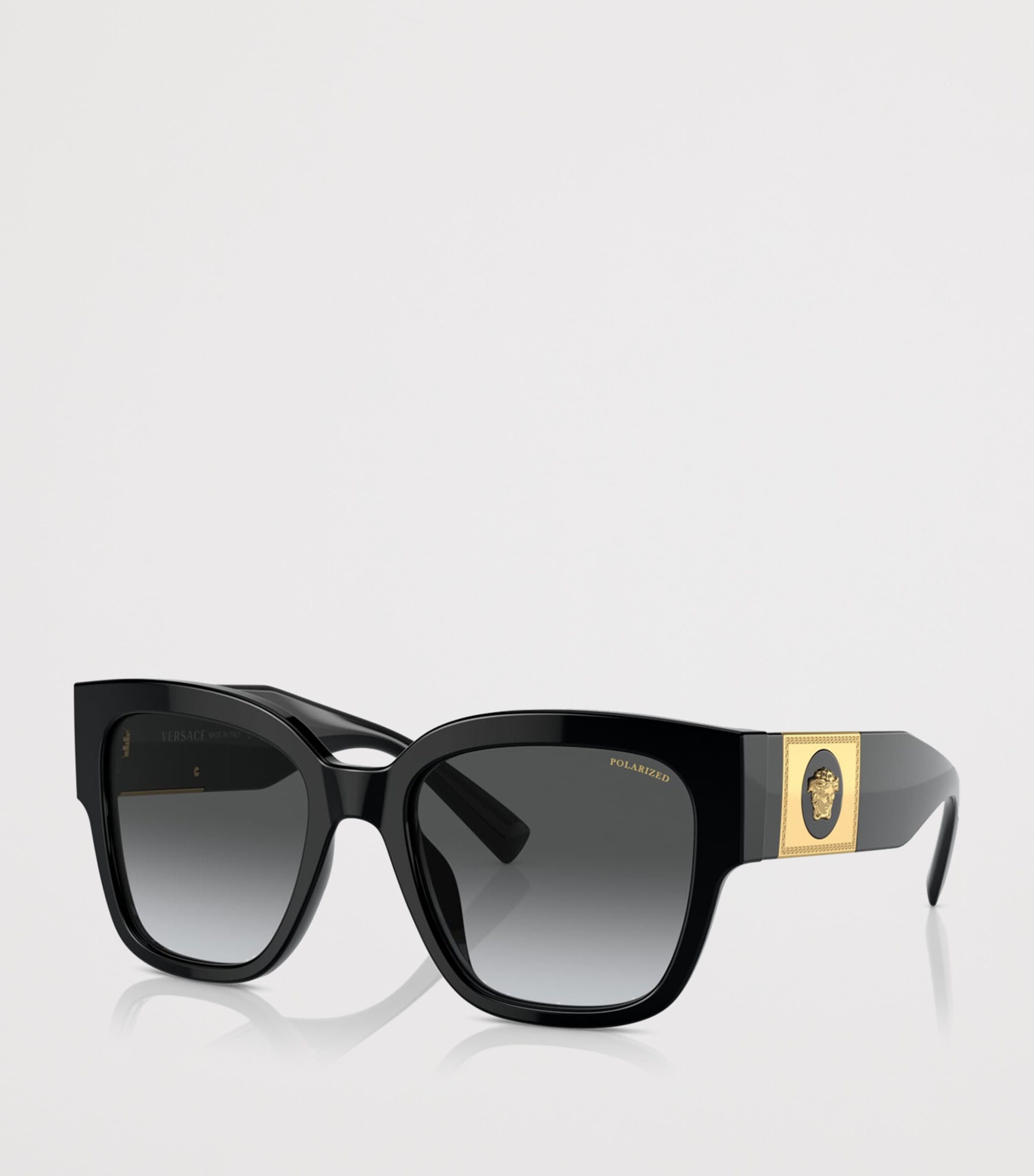 Versace Acetate Pillow Sunglasses Black Image 2