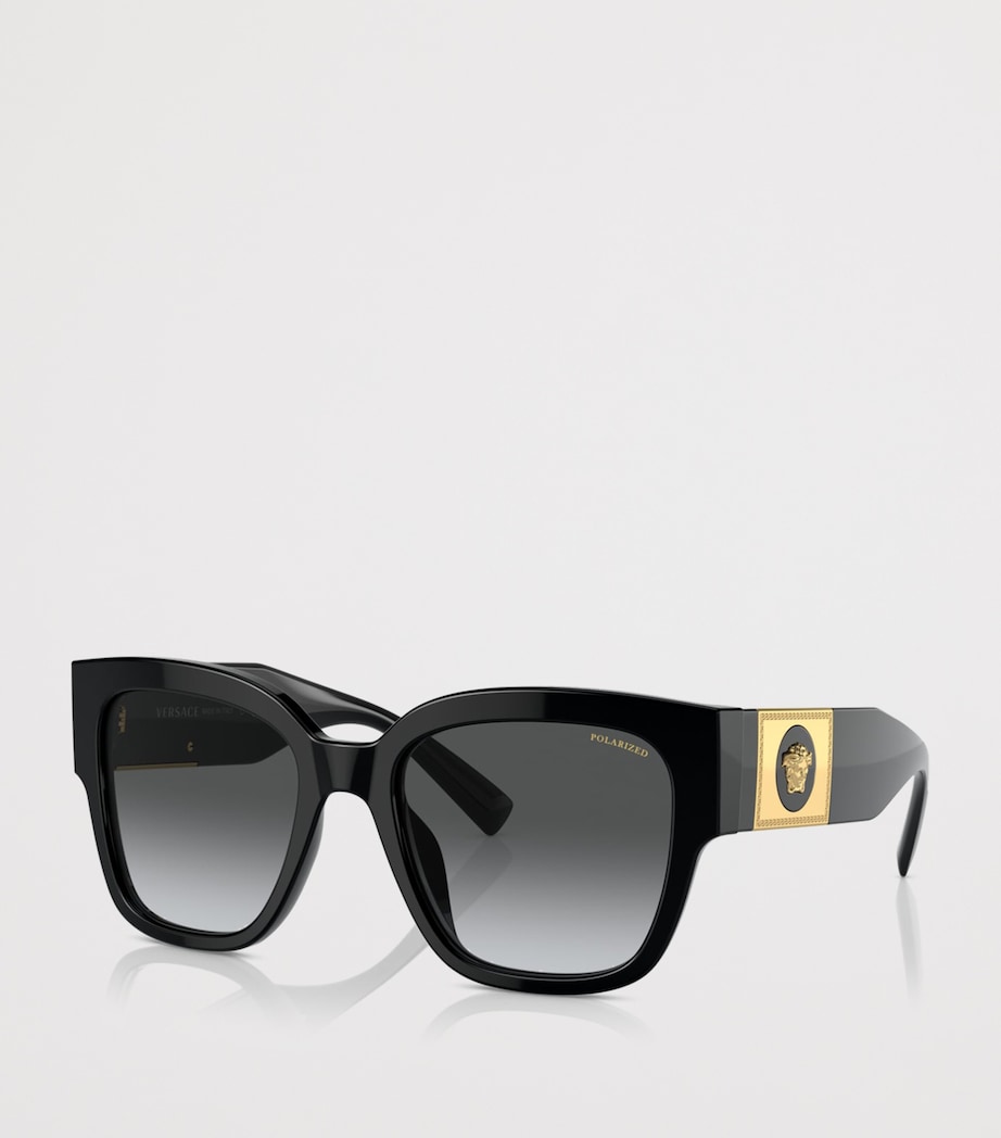 Versace Acetate Pillow Sunglasses Black Image 2